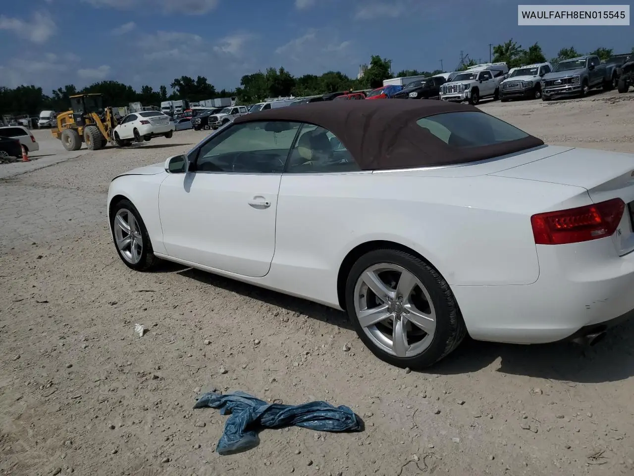 2014 Audi A5 Premium Plus VIN: WAULFAFH8EN015545 Lot: 61933925