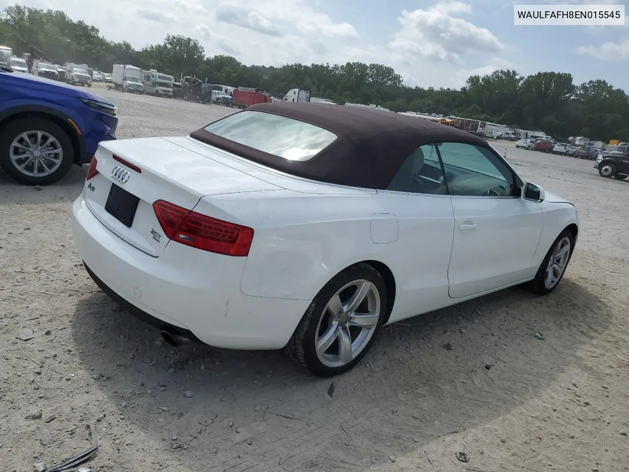 2014 Audi A5 Premium Plus VIN: WAULFAFH8EN015545 Lot: 61933925