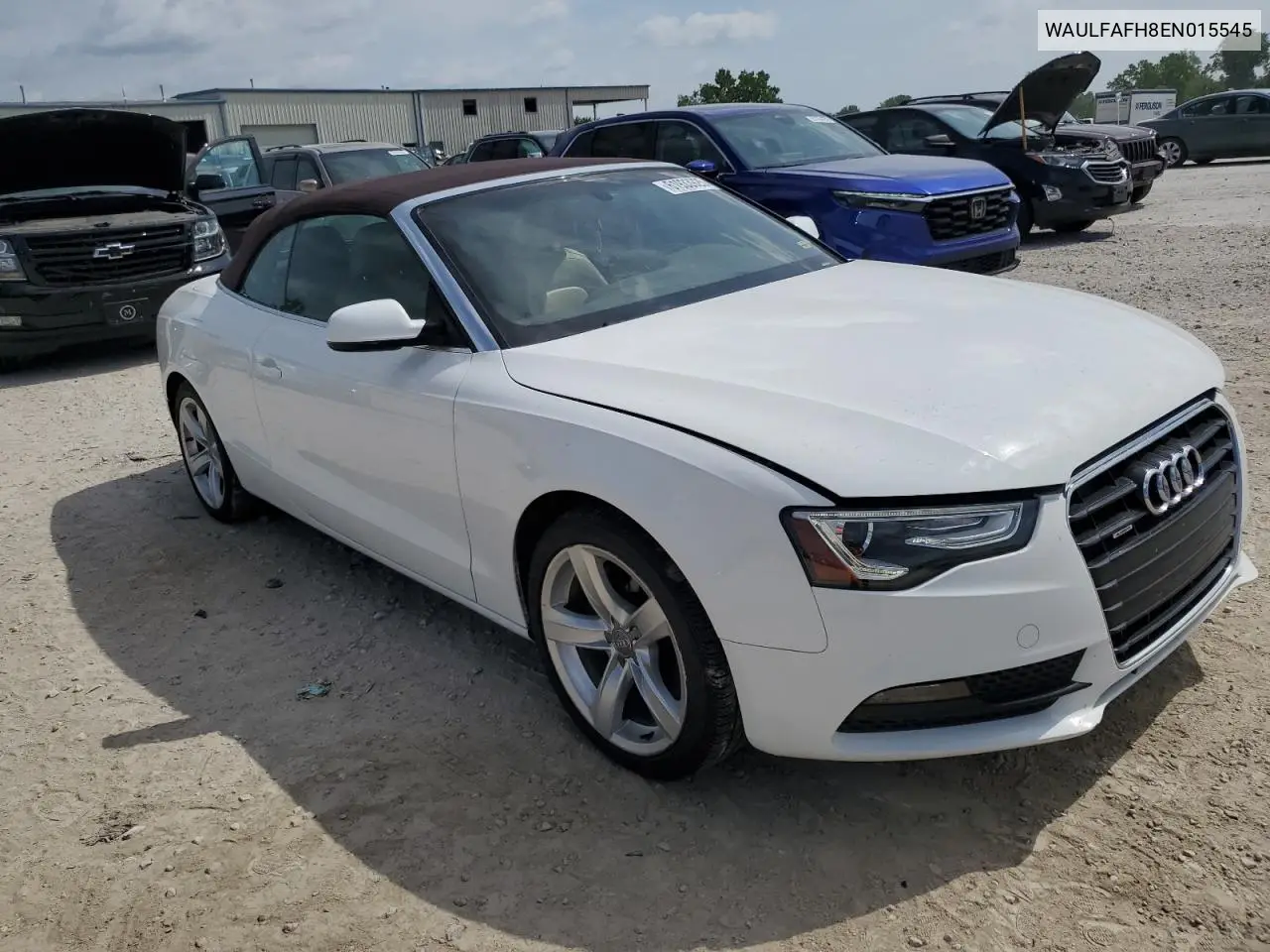 2014 Audi A5 Premium Plus VIN: WAULFAFH8EN015545 Lot: 61933925