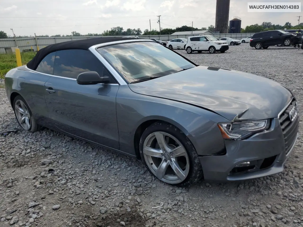2014 Audi A5 Premium VIN: WAUCFAFH3EN014383 Lot: 62694755