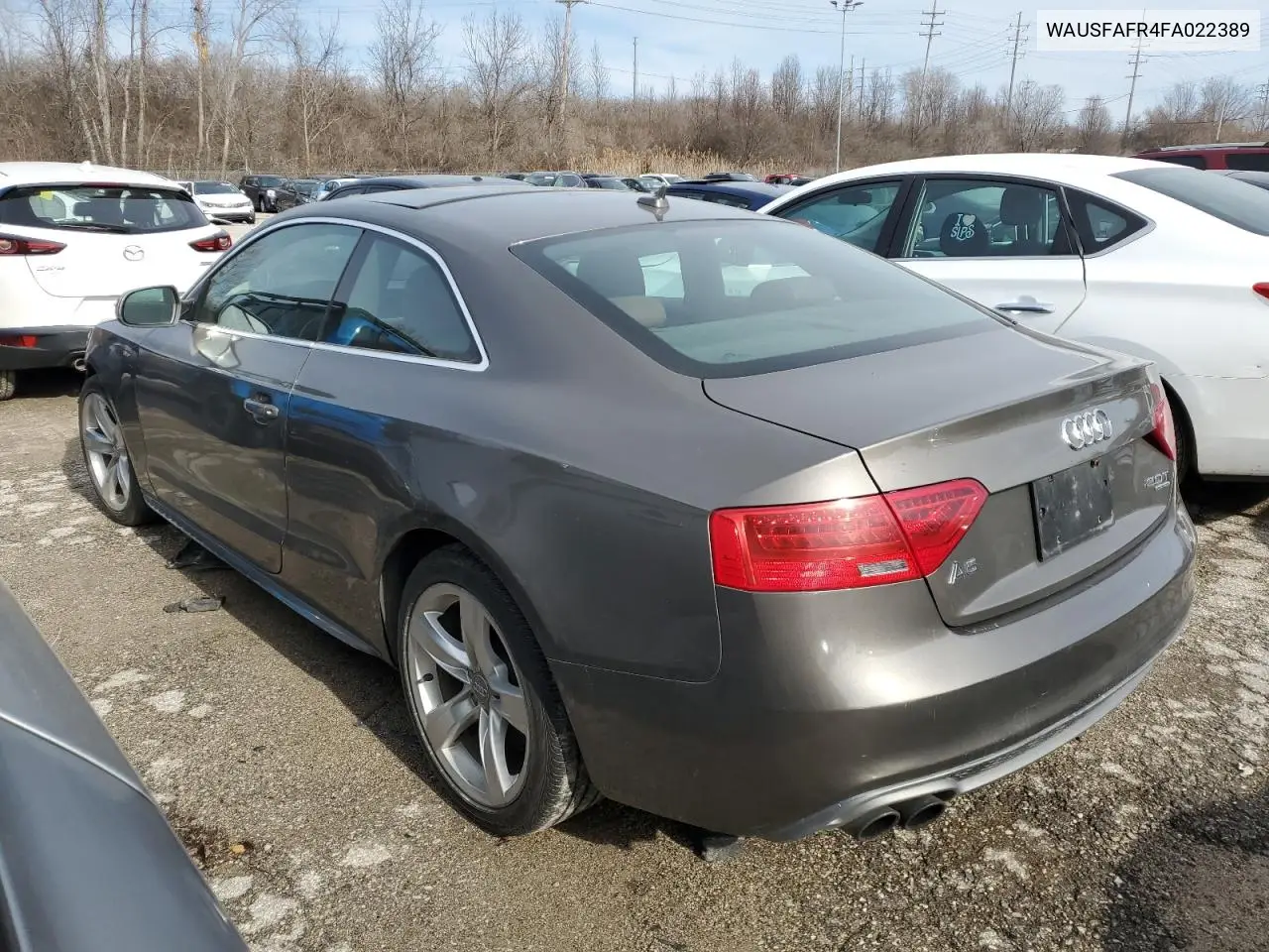 2015 Audi A5 Premium Plus VIN: WAUSFAFR4FA022389 Lot: 42946755