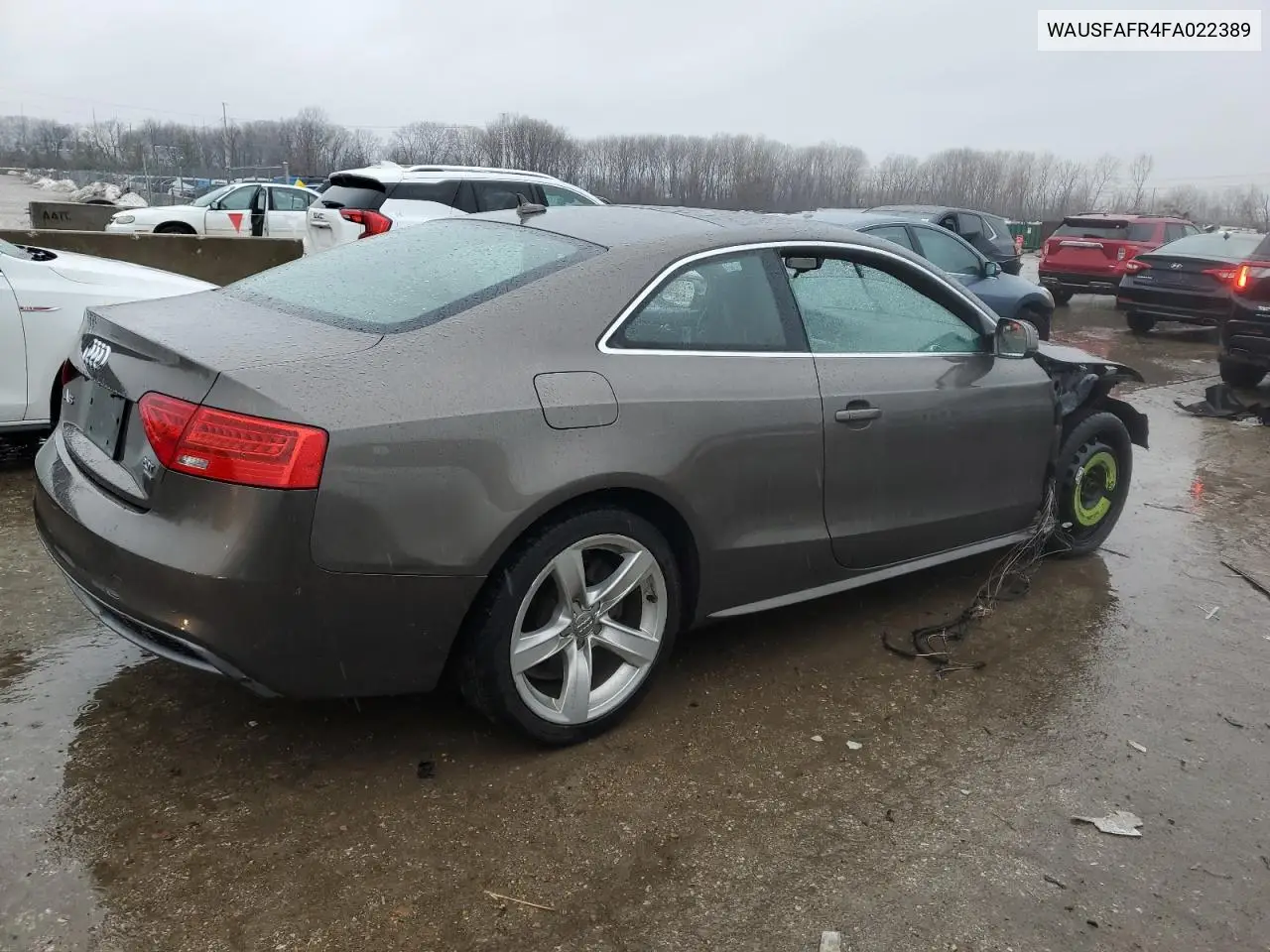 2015 Audi A5 Premium Plus VIN: WAUSFAFR4FA022389 Lot: 42946755