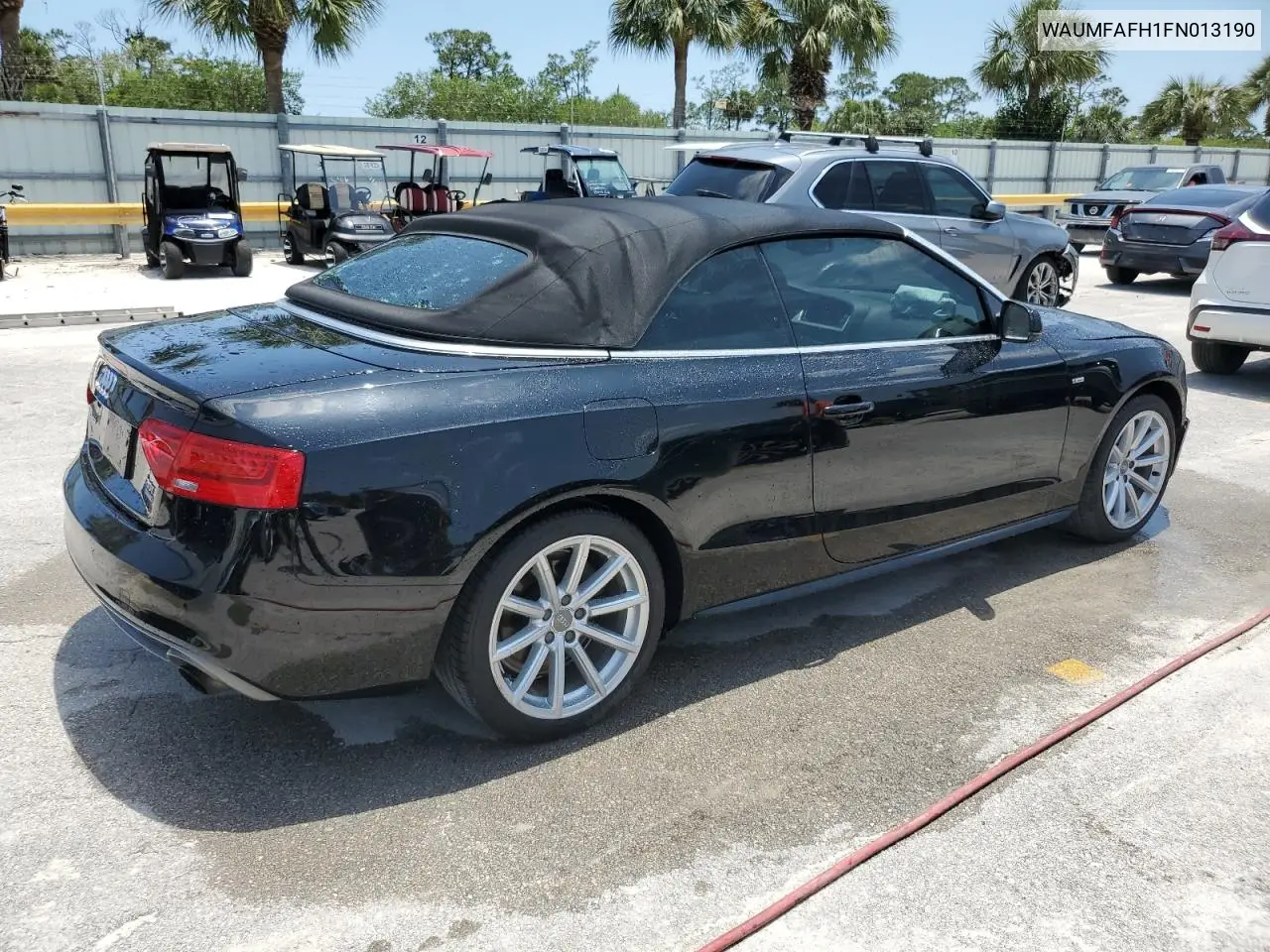 2015 Audi A5 Premium Plus VIN: WAUMFAFH1FN013190 Lot: 55076605