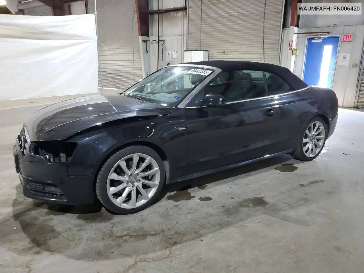 2015 Audi A5 Premium Plus VIN: WAUMFAFH1FN006420 Lot: 56422585