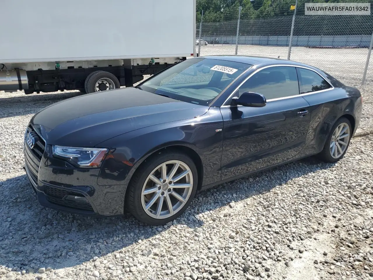 2015 Audi A5 Prestige VIN: WAUWFAFR5FA019342 Lot: 61205515