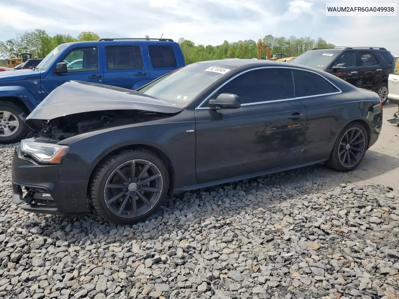 2016 Audi A5 Premium Plus S-Line VIN: WAUM2AFR6GA049938 Lot: 56210045