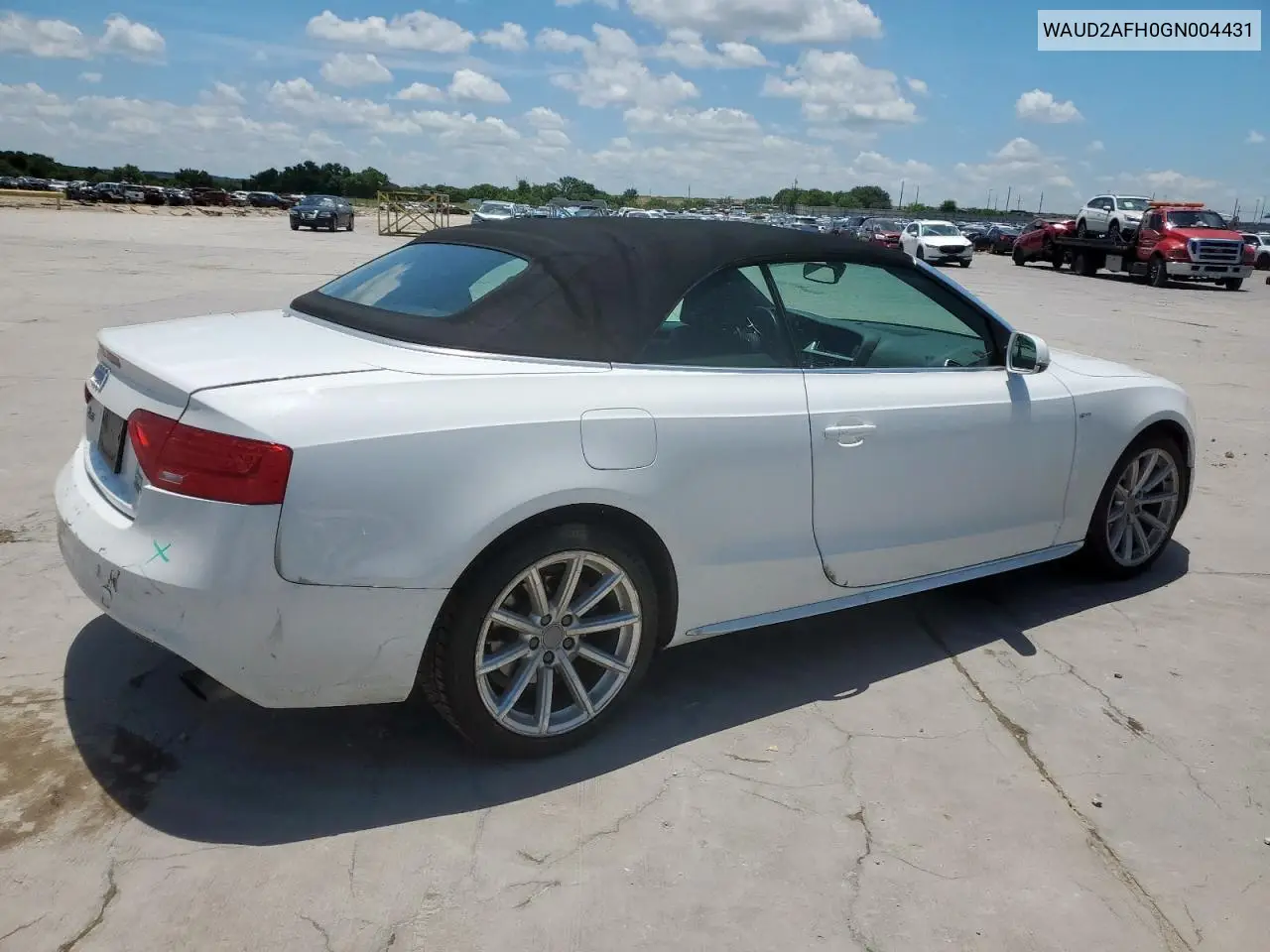 2016 Audi A5 Premium Plus S-Line VIN: WAUD2AFH0GN004431 Lot: 62053235