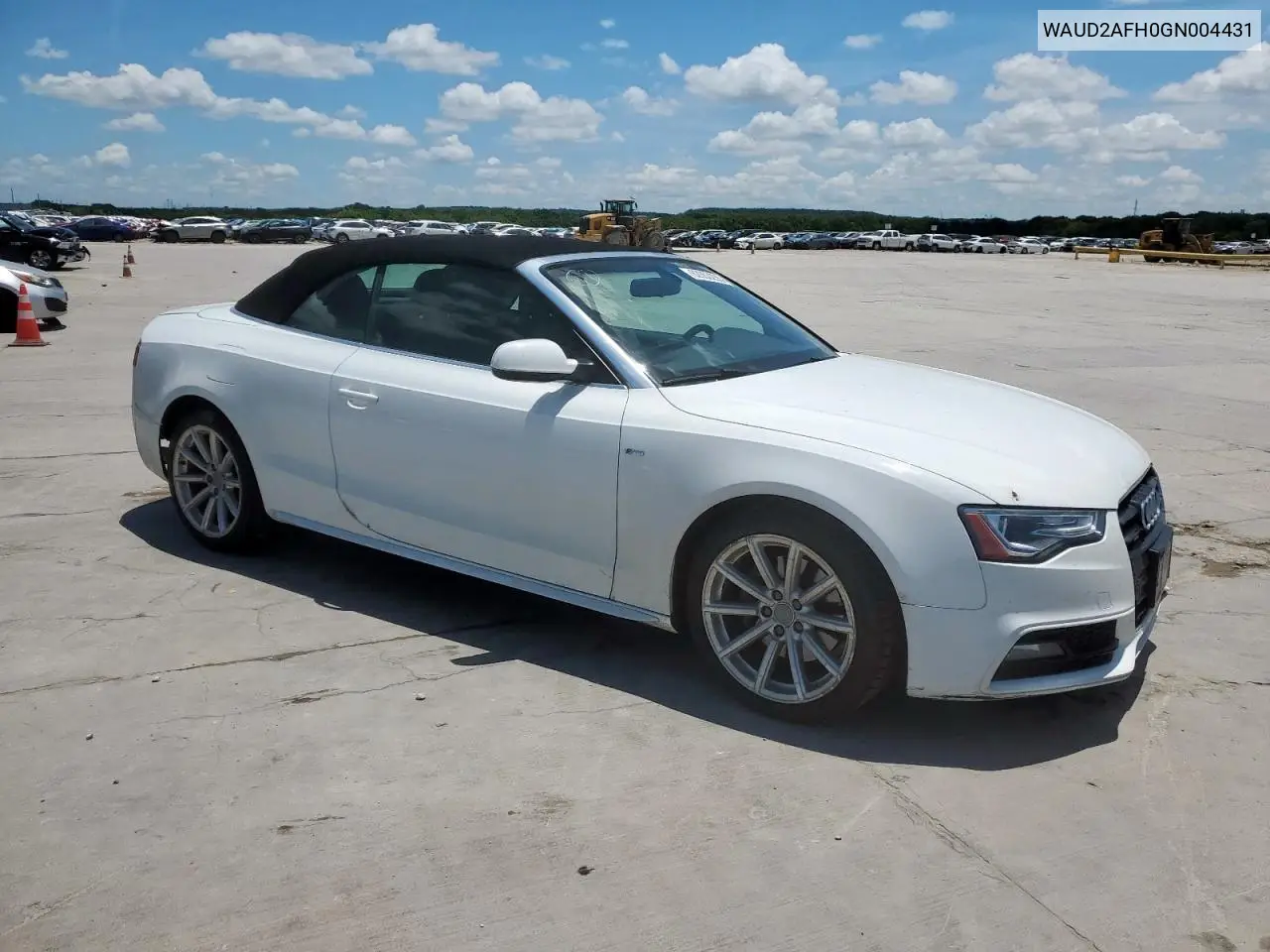 2016 Audi A5 Premium Plus S-Line VIN: WAUD2AFH0GN004431 Lot: 62053235