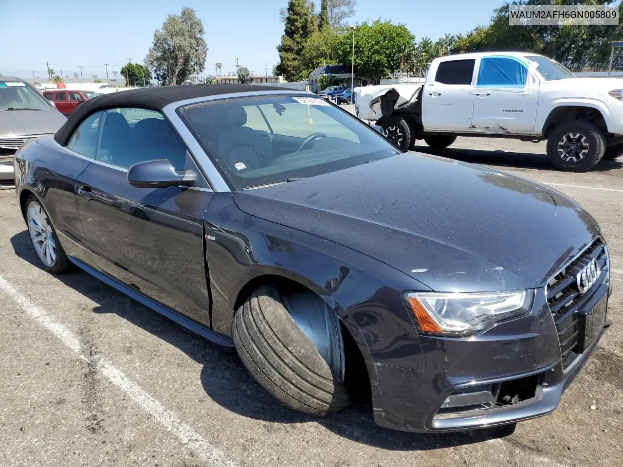 2016 Audi A5 Premium Plus S-Line VIN: WAUM2AFH6GN005809 Lot: 62724335