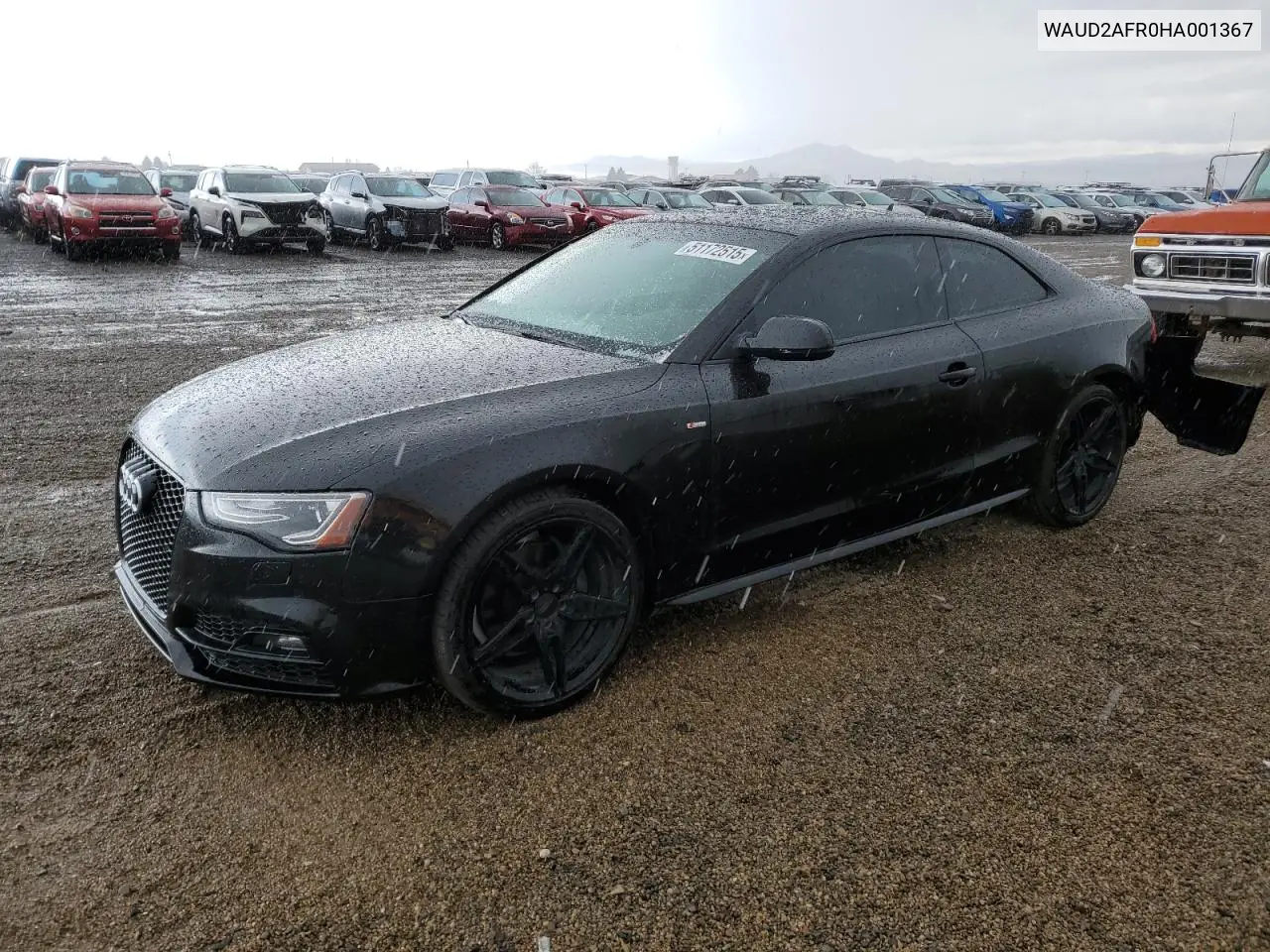 2017 Audi A5 Sport VIN: WAUD2AFR0HA001367 Lot: 51172515