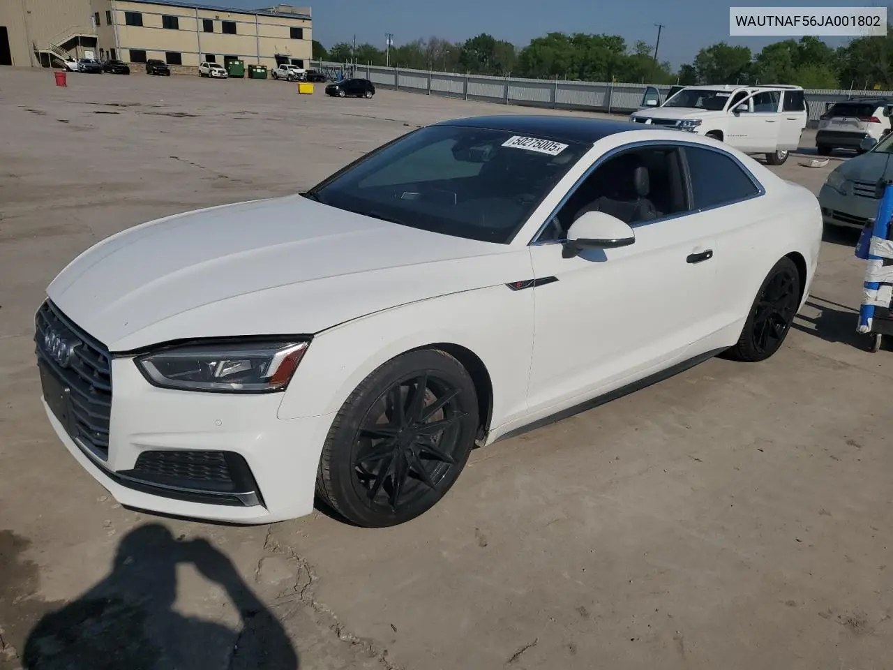 2018 Audi A5 Premium Plus S-Line VIN: WAUTNAF56JA001802 Lot: 50275005