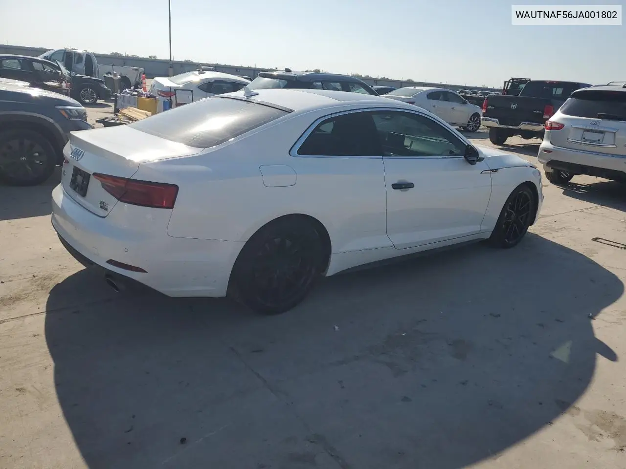 2018 Audi A5 Premium Plus S-Line VIN: WAUTNAF56JA001802 Lot: 50275005