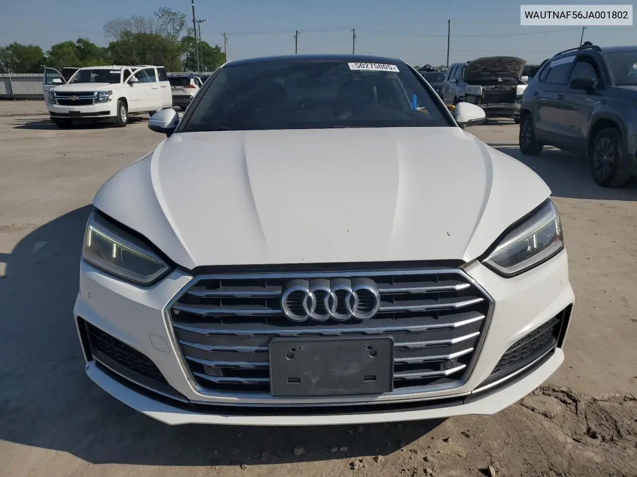 2018 Audi A5 Premium Plus S-Line VIN: WAUTNAF56JA001802 Lot: 50275005