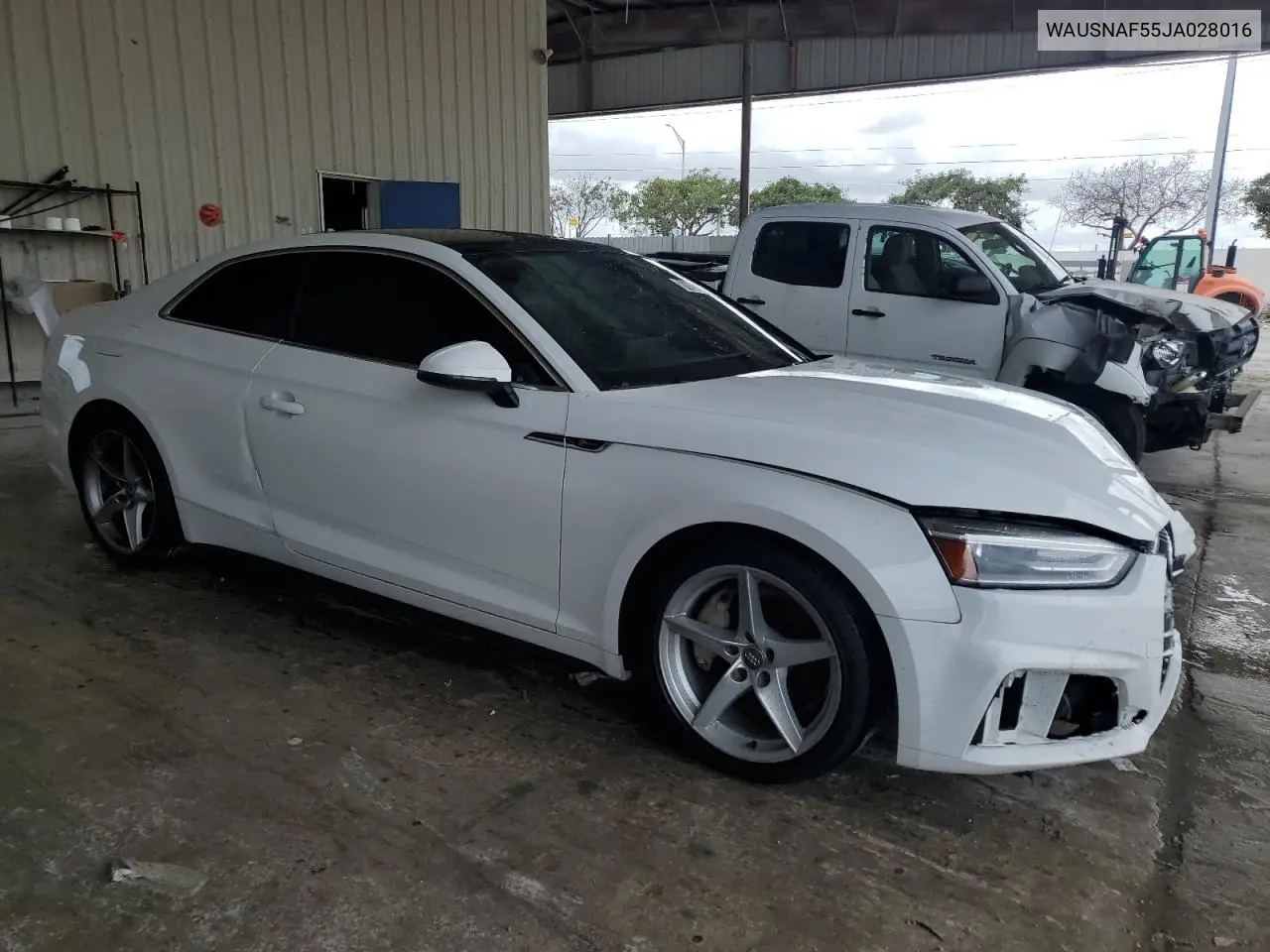 2018 Audi A5 Premium S Line VIN: WAUSNAF55JA028016 Lot: 50947235