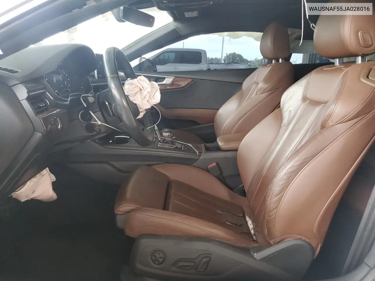 2018 Audi A5 Premium S Line VIN: WAUSNAF55JA028016 Lot: 50947235