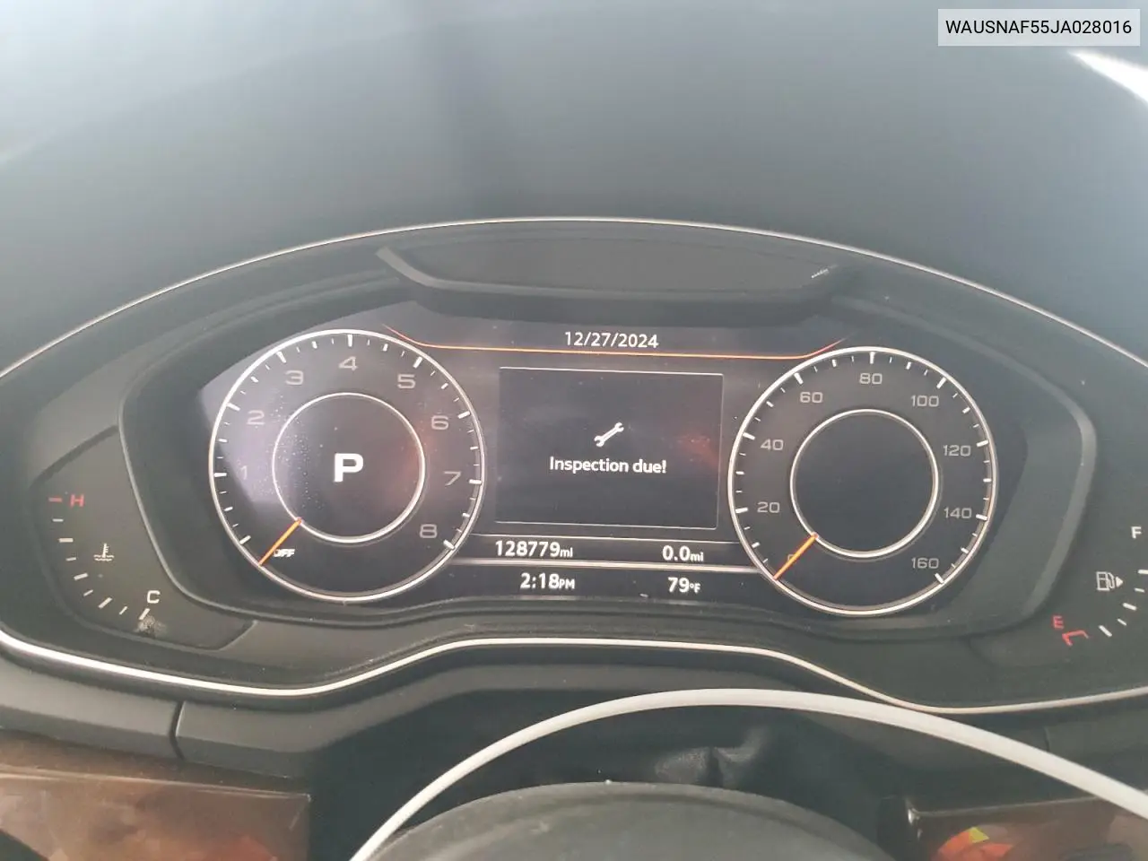 2018 Audi A5 Premium S Line VIN: WAUSNAF55JA028016 Lot: 50947235