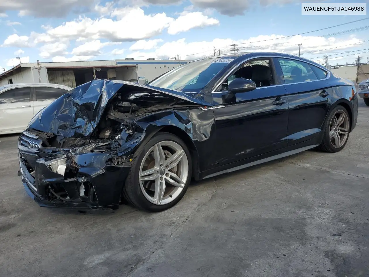 2018 Audi A5 Premium Plus S-Line VIN: WAUENCF51JA046988 Lot: 51816565