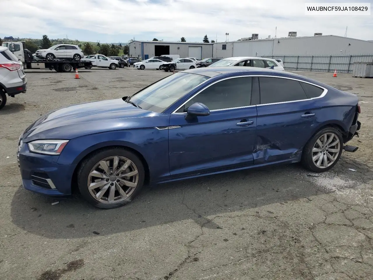 2018 Audi A5 Premium Plus VIN: WAUBNCF59JA108429 Lot: 52450075
