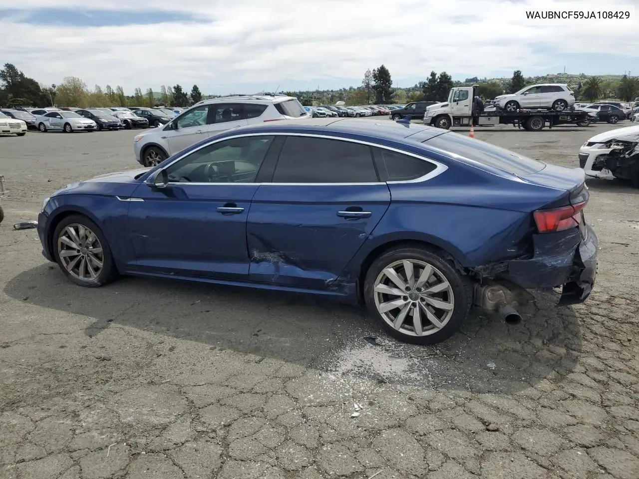 2018 Audi A5 Premium Plus VIN: WAUBNCF59JA108429 Lot: 52450075