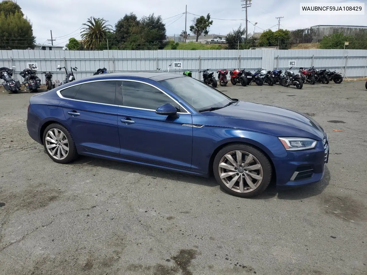 2018 Audi A5 Premium Plus VIN: WAUBNCF59JA108429 Lot: 52450075