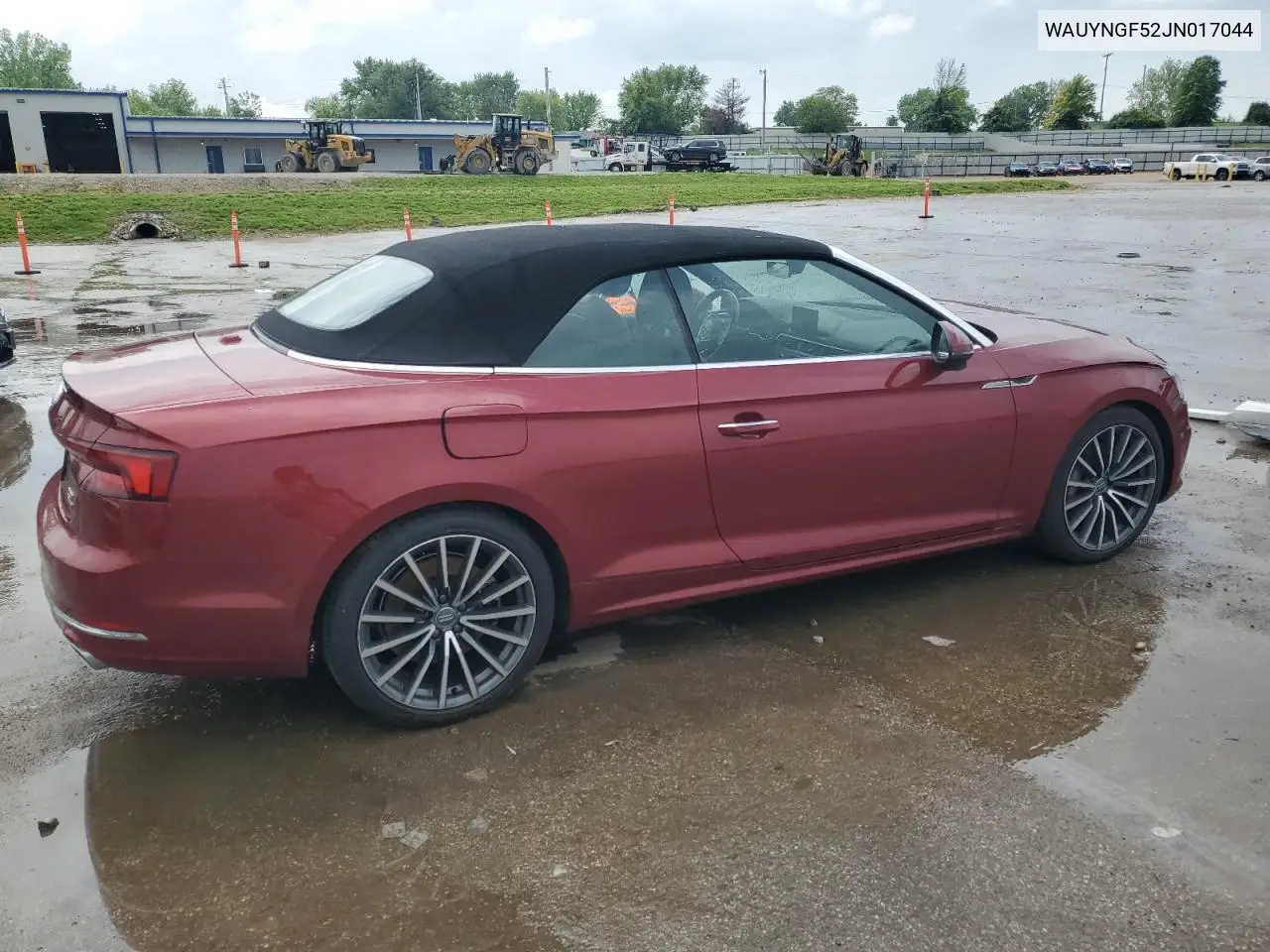 2018 Audi A5 Premium Plus VIN: WAUYNGF52JN017044 Lot: 55970875