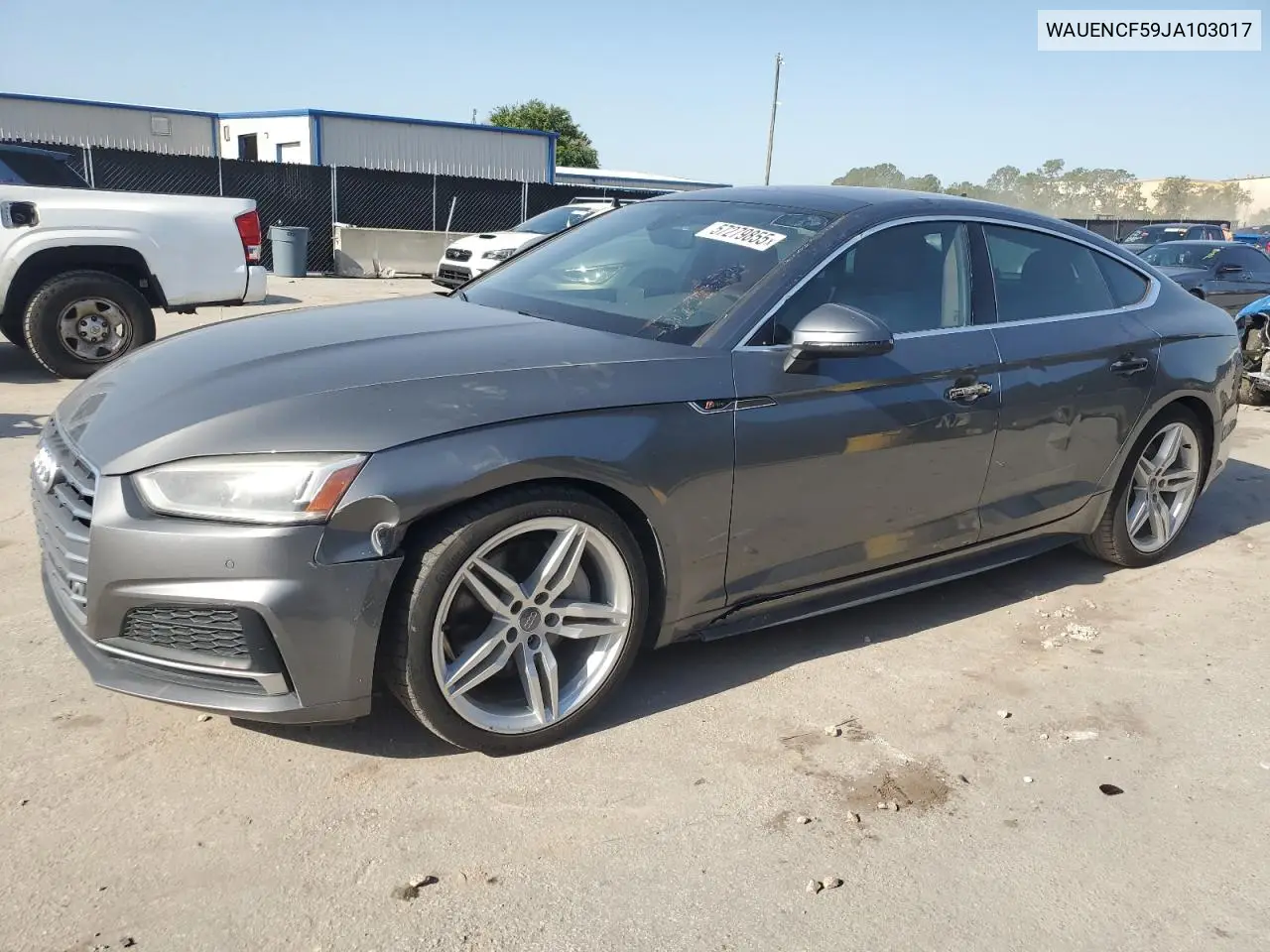 2018 Audi A5 Premium Plus S-Line VIN: WAUENCF59JA103017 Lot: 57279855