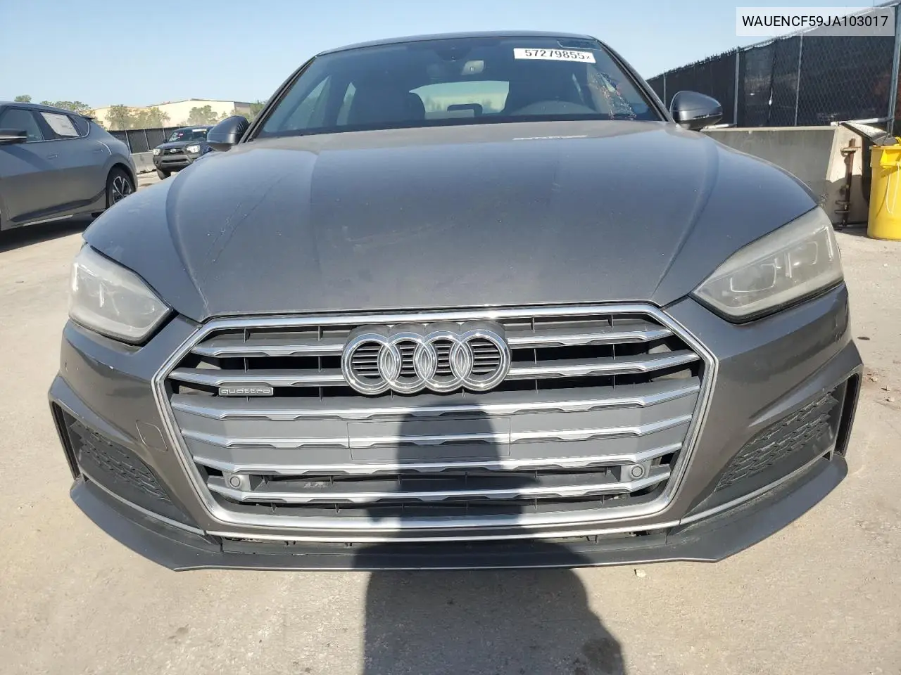 2018 Audi A5 Premium Plus S-Line VIN: WAUENCF59JA103017 Lot: 57279855