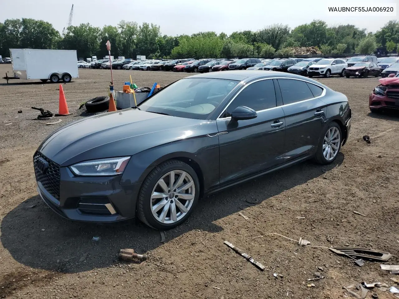 2018 Audi A5 Premium Plus VIN: WAUBNCF55JA006920 Lot: 60228545