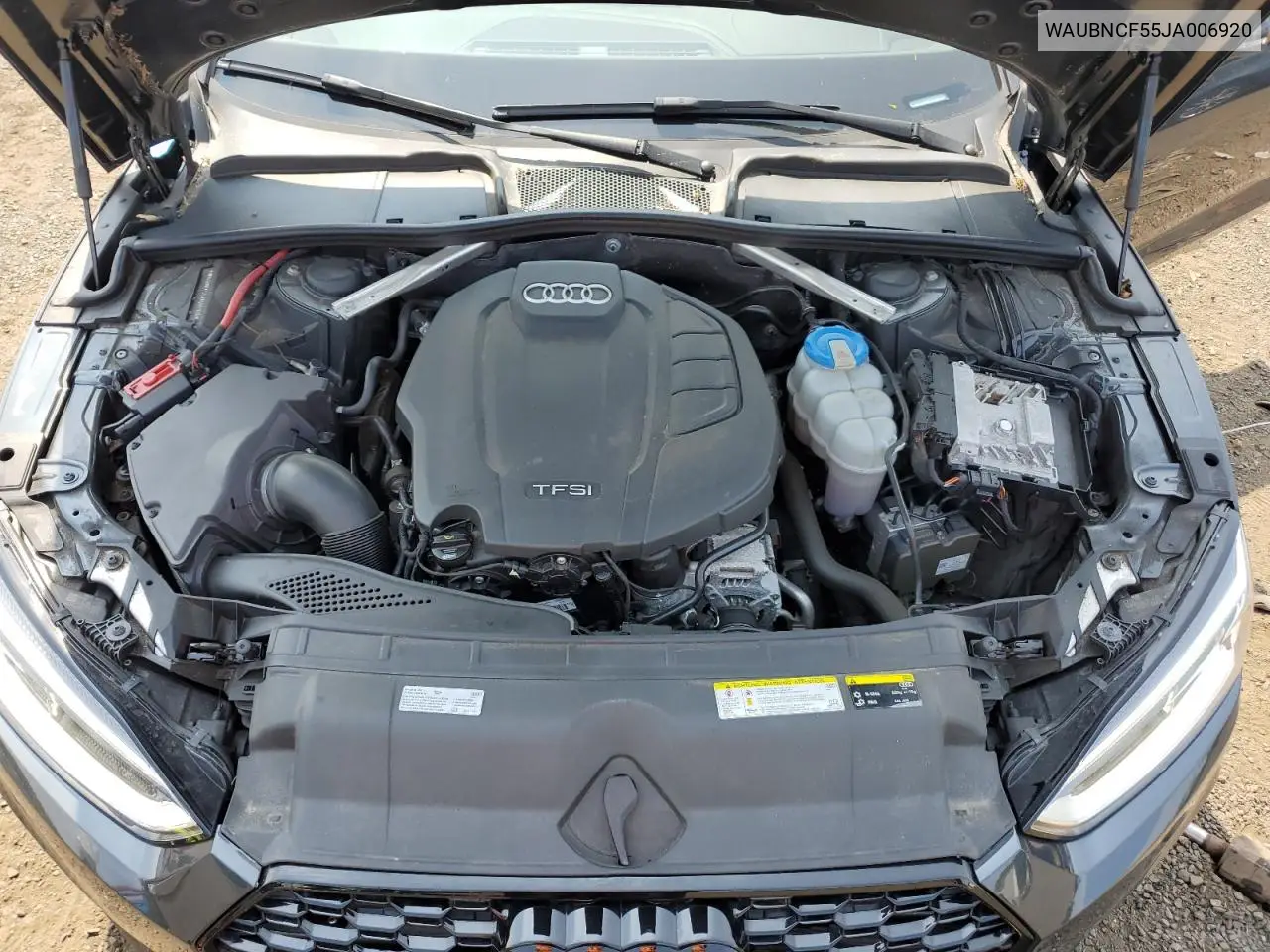 2018 Audi A5 Premium Plus VIN: WAUBNCF55JA006920 Lot: 60228545