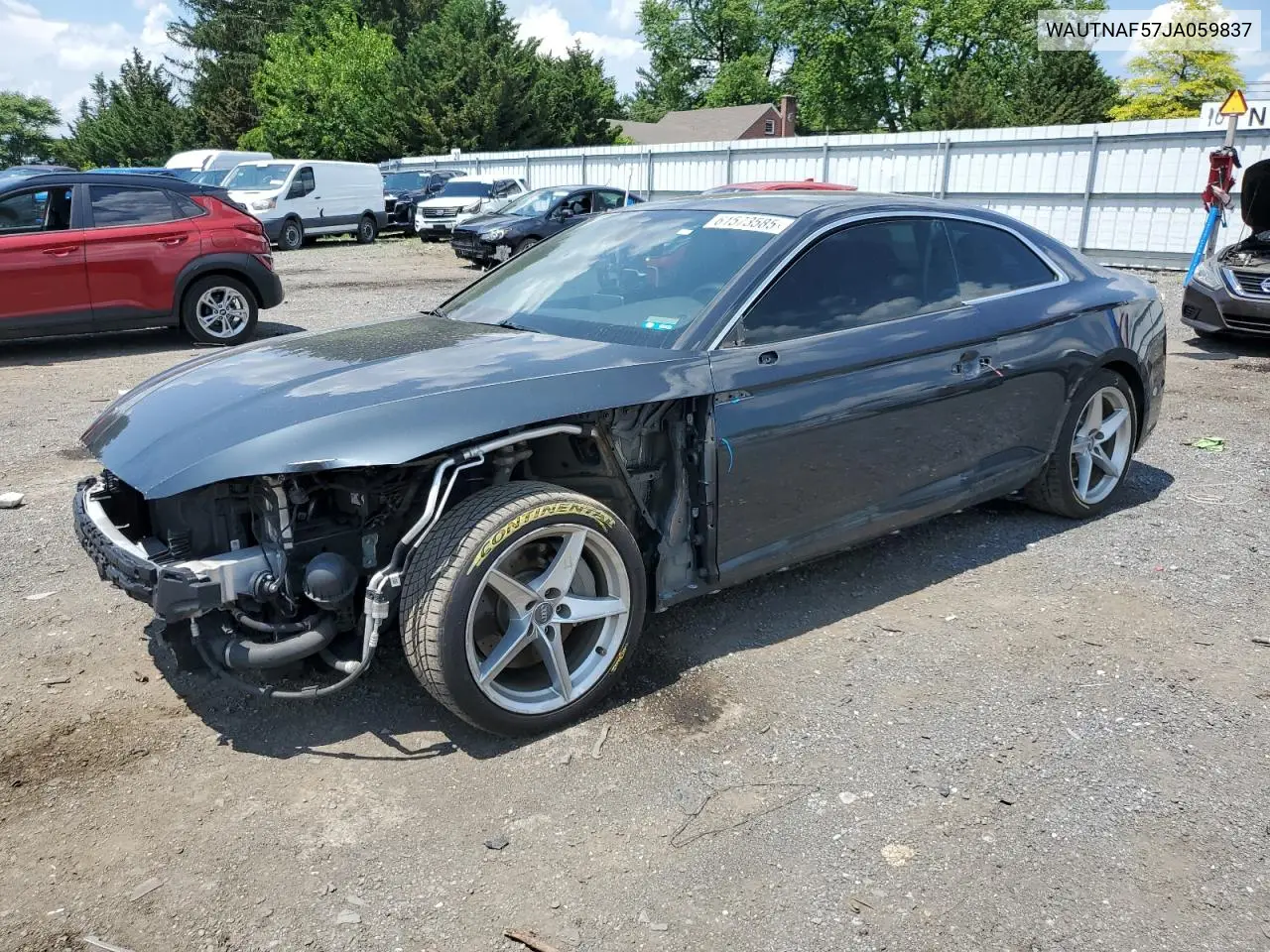 2018 Audi A5 Premium Plus S-Line VIN: WAUTNAF57JA059837 Lot: 61573585