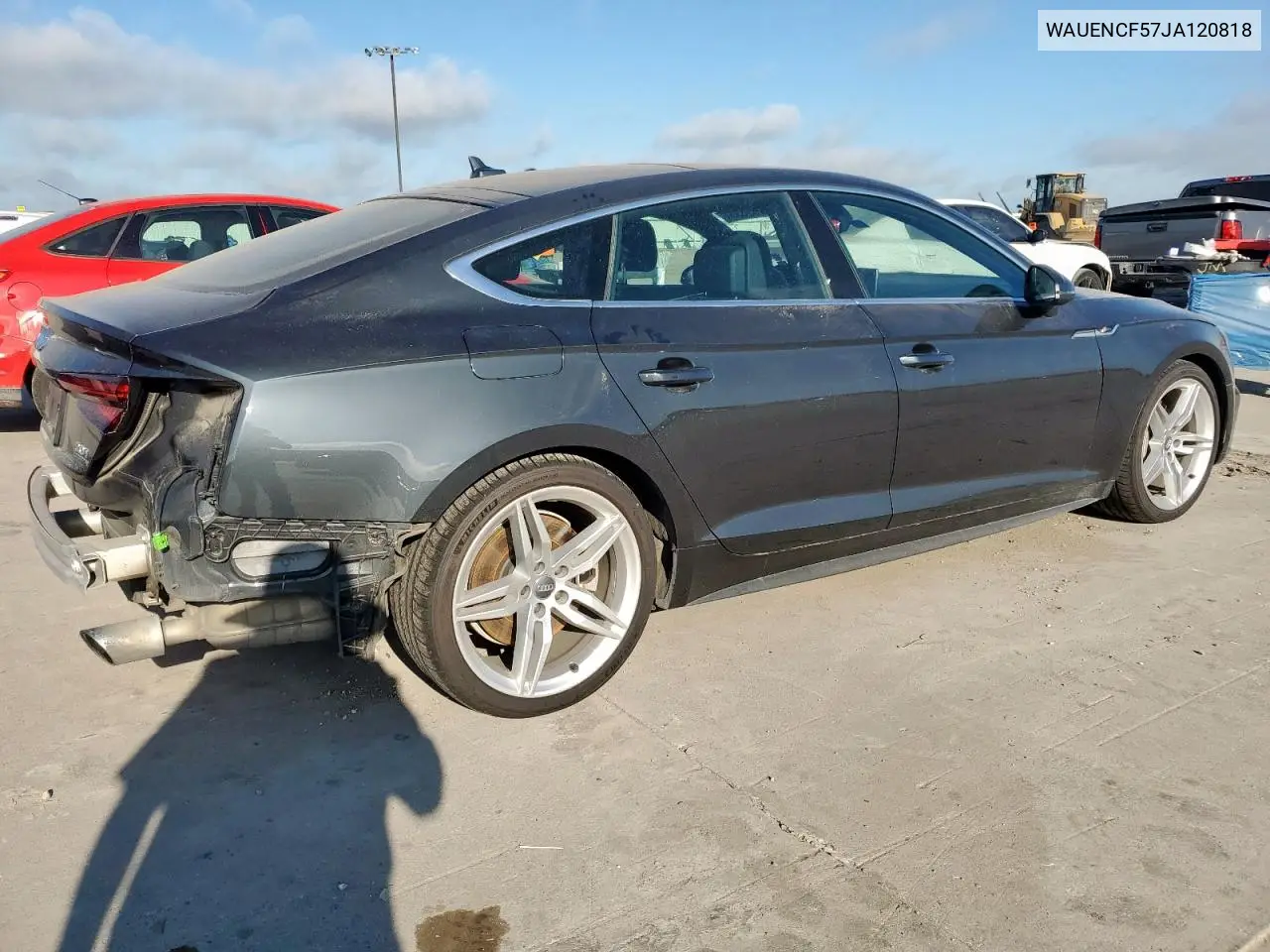 2018 Audi A5 Premium Plus S-Line VIN: WAUENCF57JA120818 Lot: 61799835