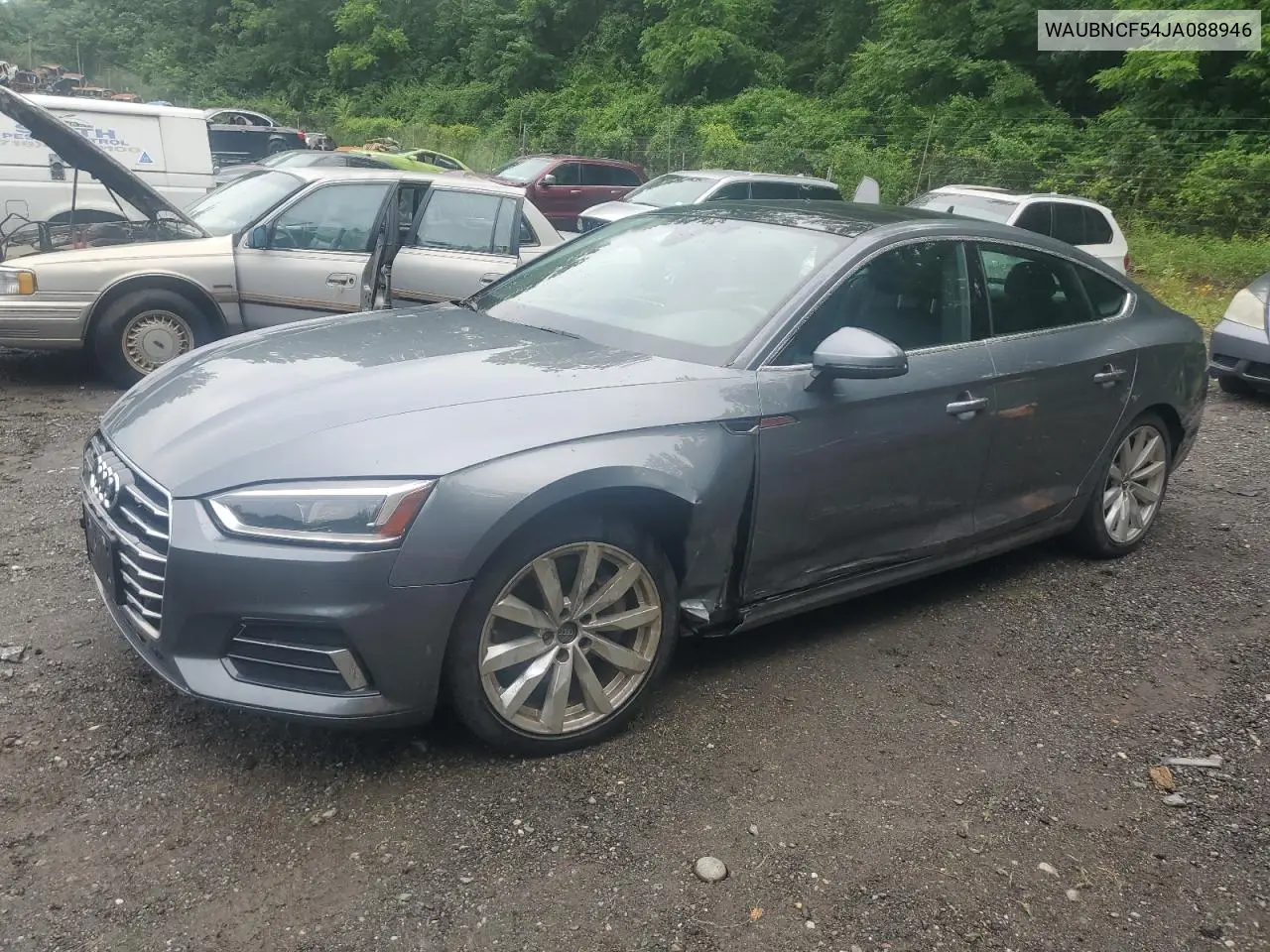 2018 Audi A5 Premium Plus VIN: WAUBNCF54JA088946 Lot: 62115445