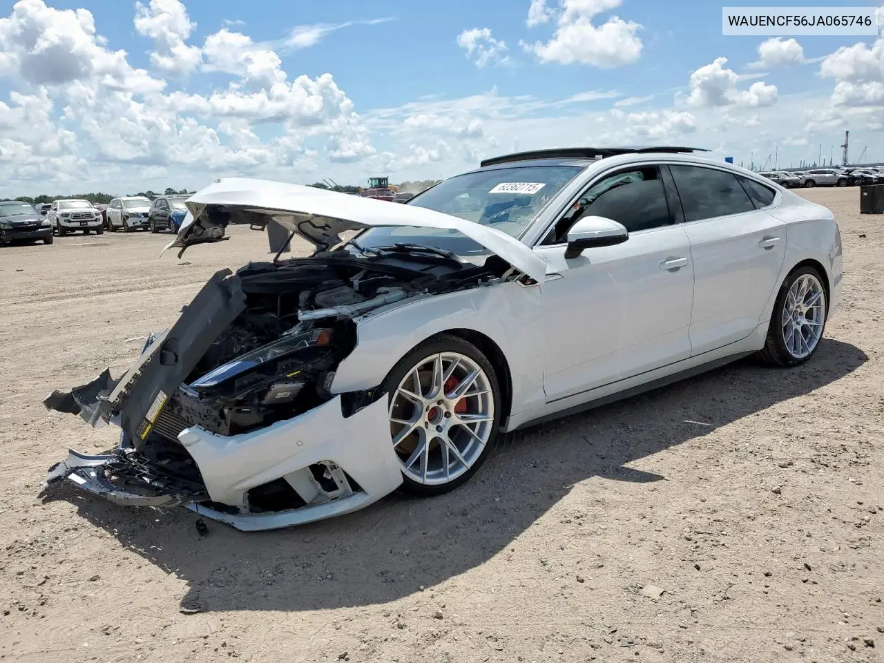 2018 Audi A5 Premium Plus S-Line VIN: WAUENCF56JA065746 Lot: 62362715