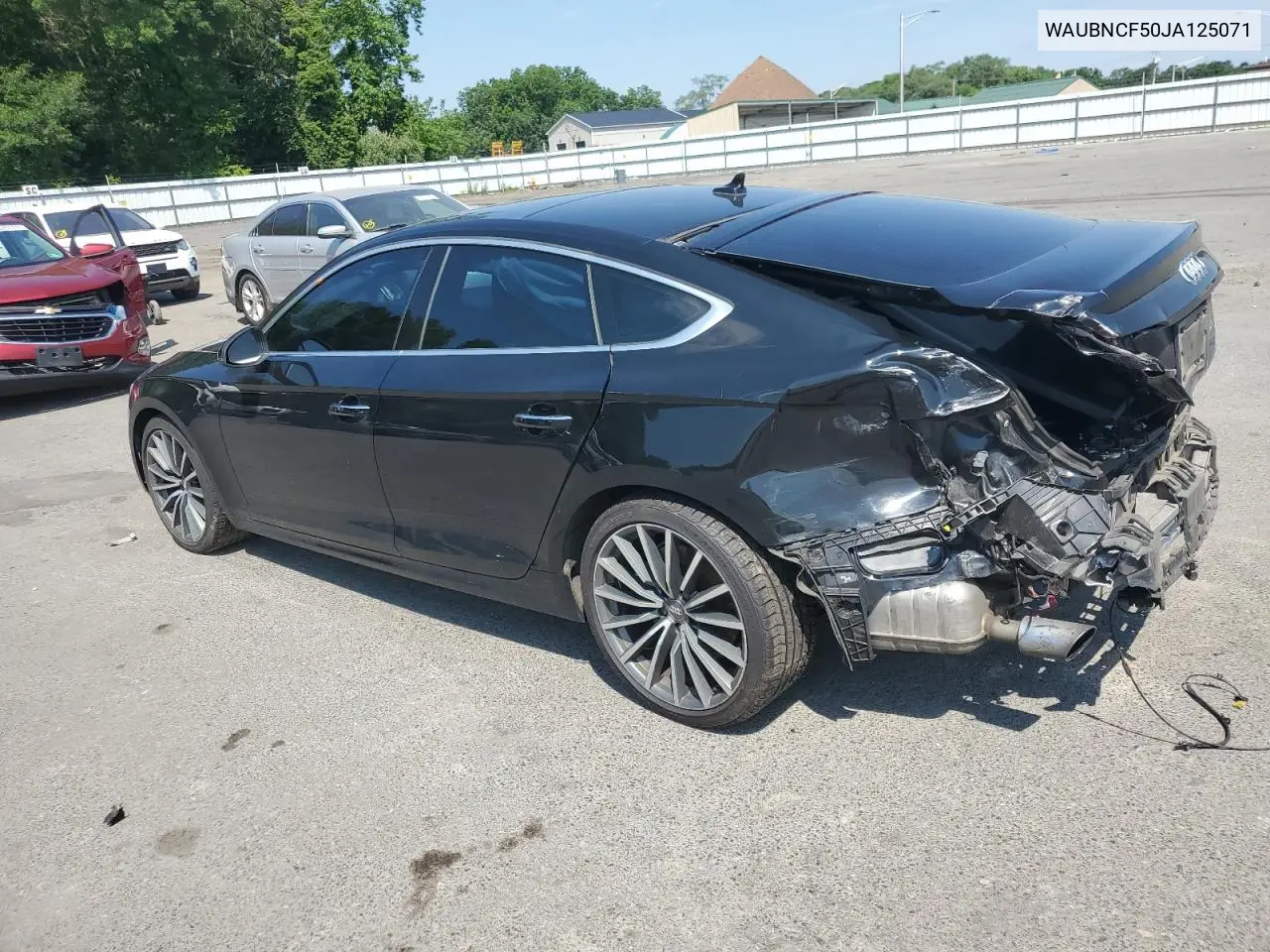 2018 Audi A5 Premium Plus VIN: WAUBNCF50JA125071 Lot: 62490615