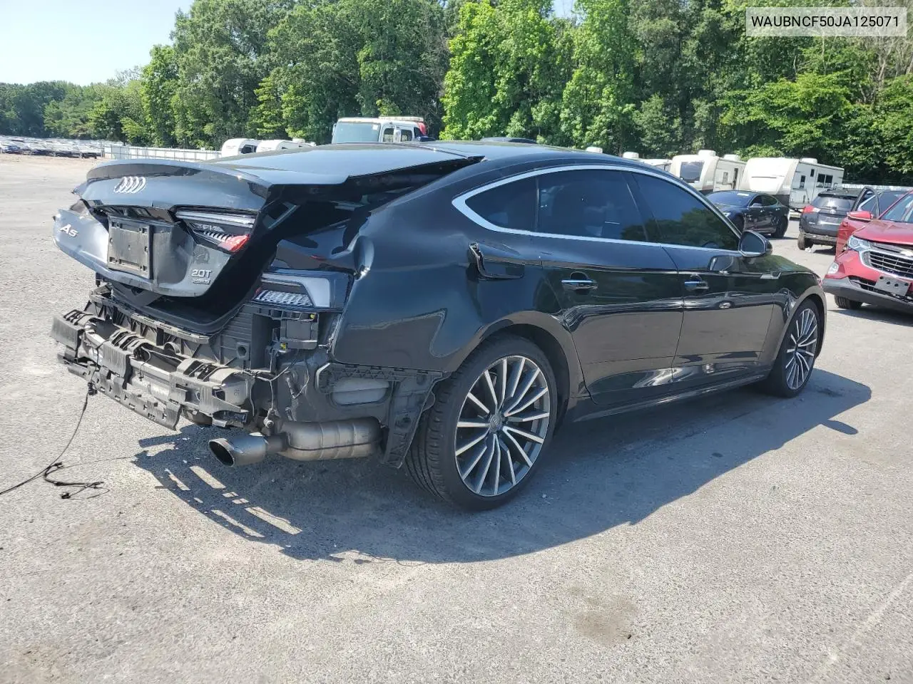 2018 Audi A5 Premium Plus VIN: WAUBNCF50JA125071 Lot: 62490615