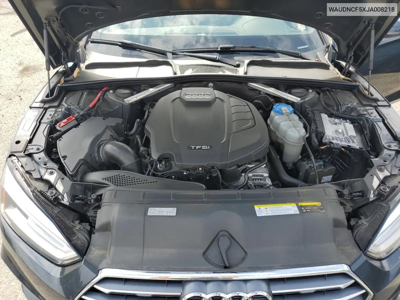 2018 Audi A5 Premium S Line VIN: WAUDNCF5XJA008218 Lot: 62691845