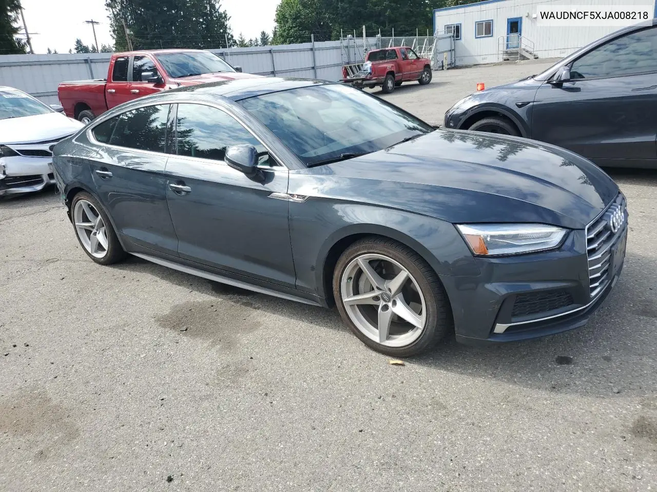 2018 Audi A5 Premium S Line VIN: WAUDNCF5XJA008218 Lot: 62691845