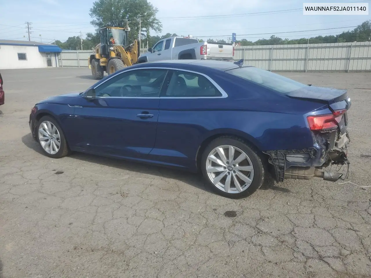 2018 Audi A5 Premium VIN: WAUNNAF52JA011140 Lot: 62852725