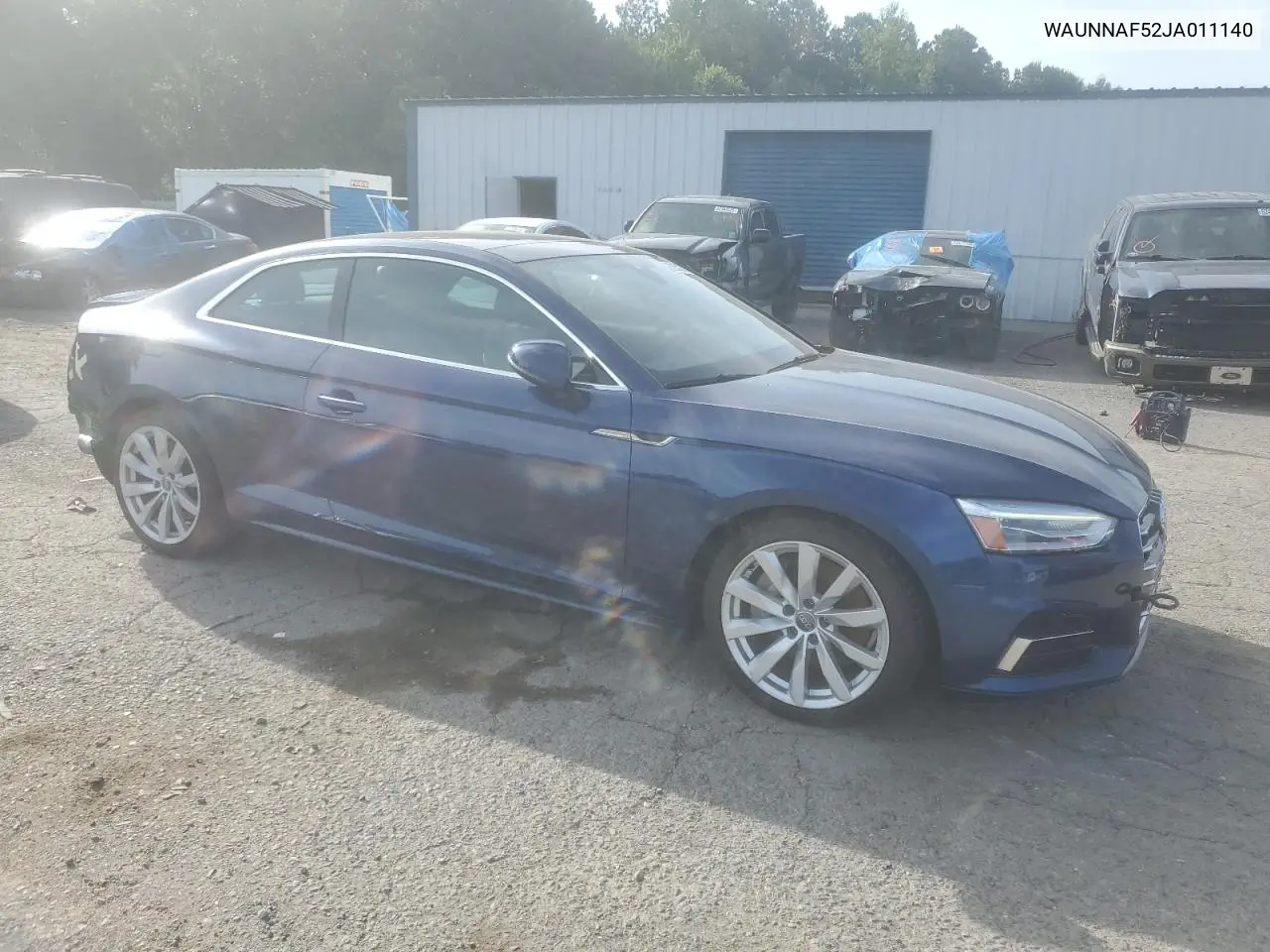 2018 Audi A5 Premium VIN: WAUNNAF52JA011140 Lot: 62852725
