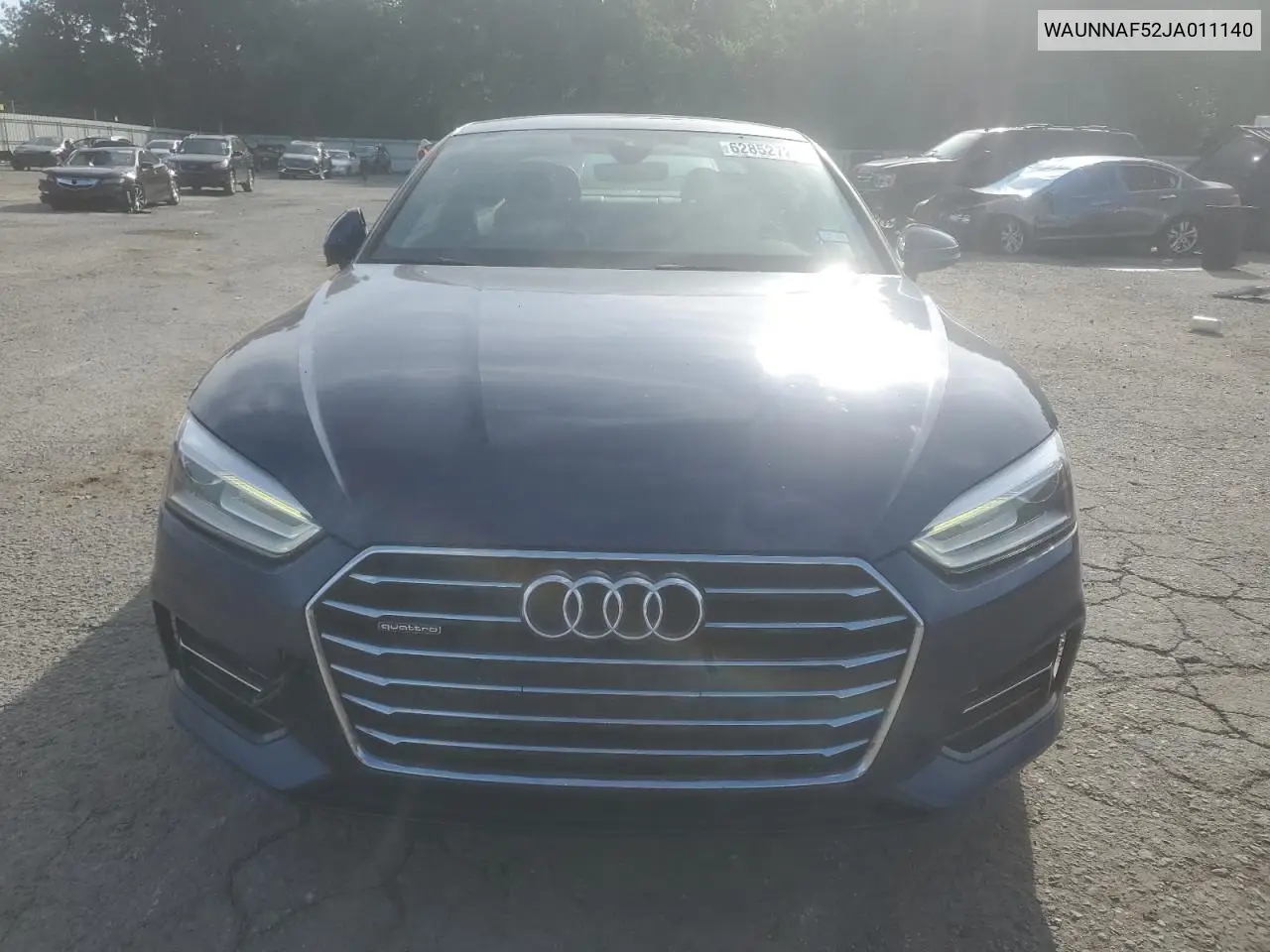 2018 Audi A5 Premium VIN: WAUNNAF52JA011140 Lot: 62852725