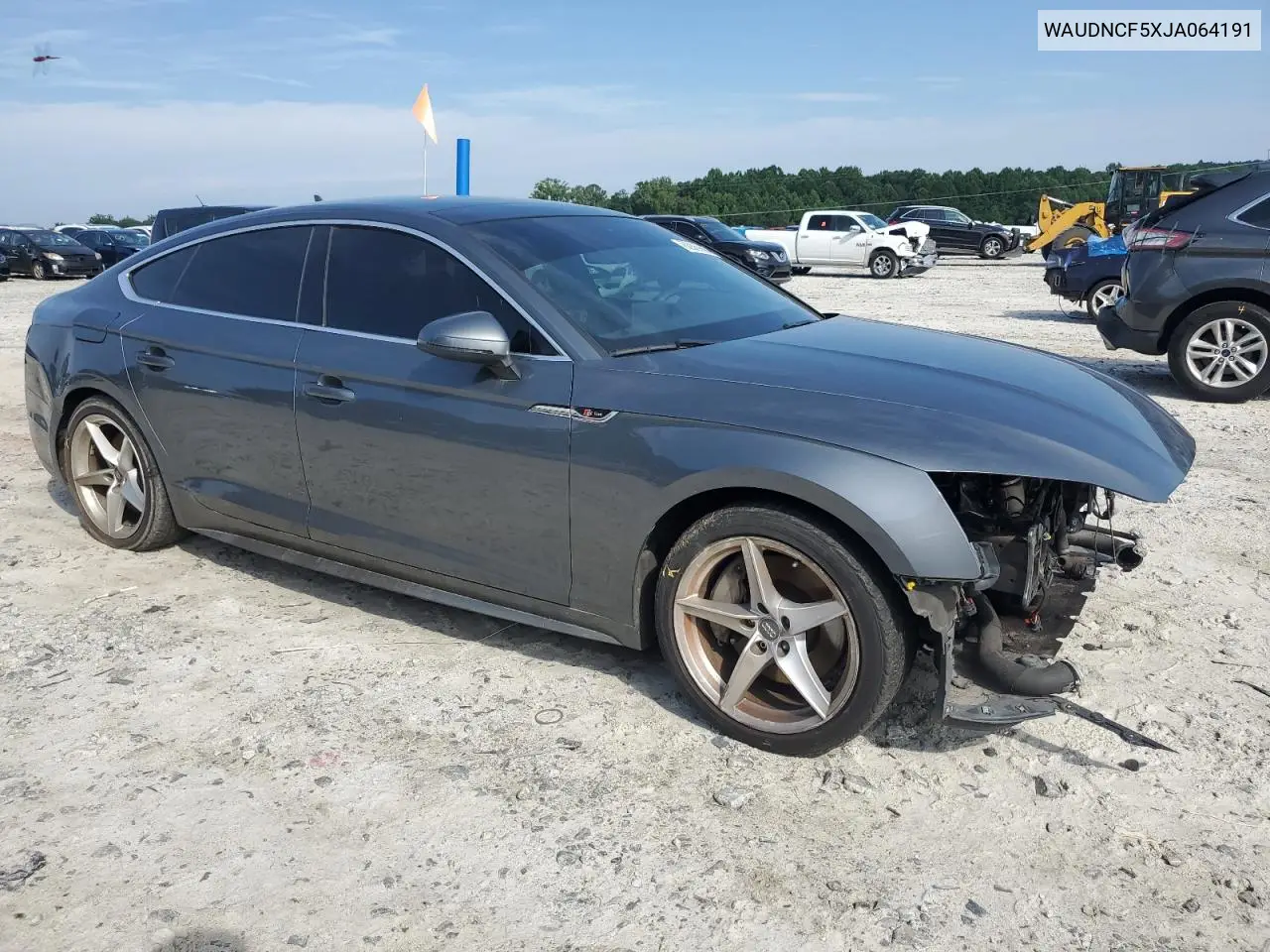 2018 Audi A5 Premium S Line VIN: WAUDNCF5XJA064191 Lot: 62889665