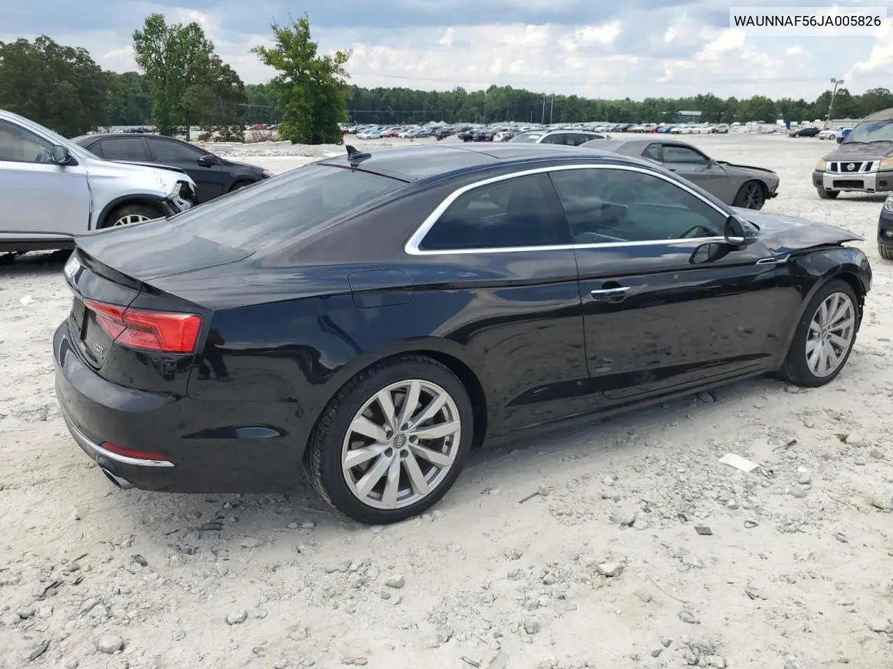 2018 Audi A5 Premium VIN: WAUNNAF56JA005826 Lot: 63799905