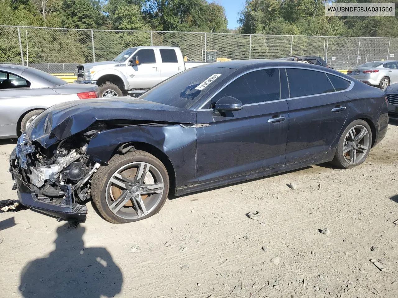 2018 Audi A5 Premium Plus VIN: WAUBNDF58JA031560 Lot: 64686374
