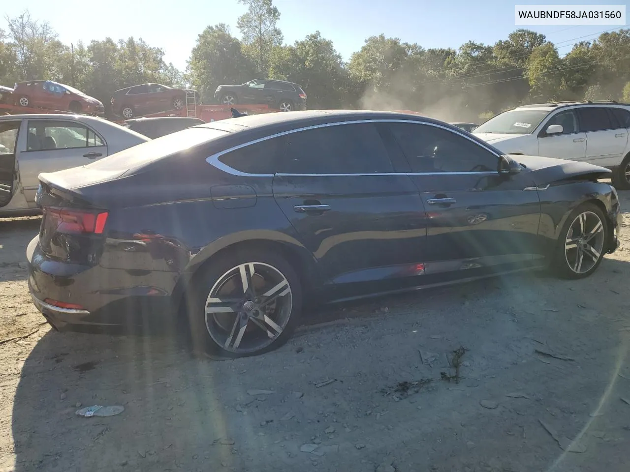 2018 Audi A5 Premium Plus VIN: WAUBNDF58JA031560 Lot: 64686374