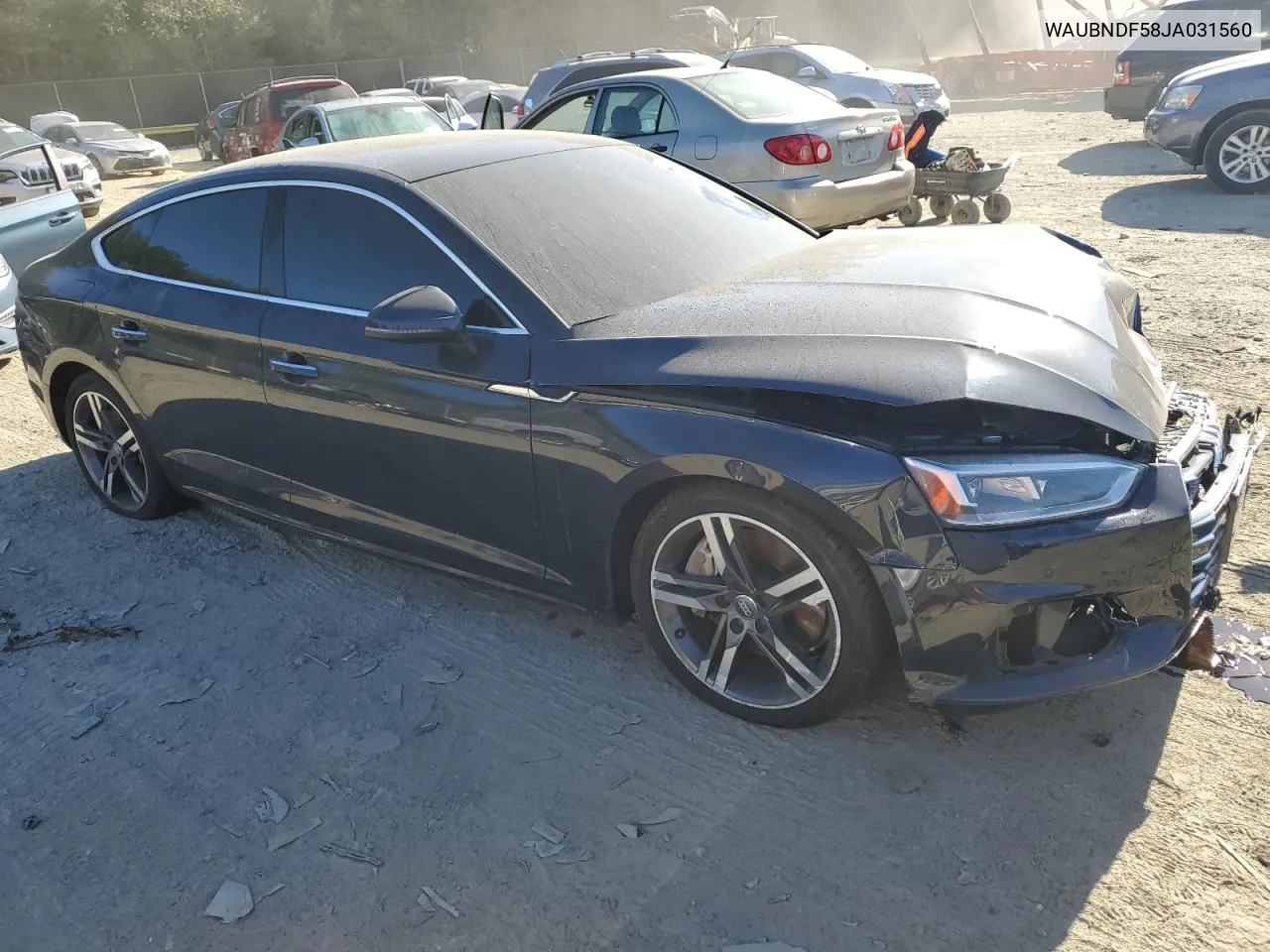 2018 Audi A5 Premium Plus VIN: WAUBNDF58JA031560 Lot: 64686374
