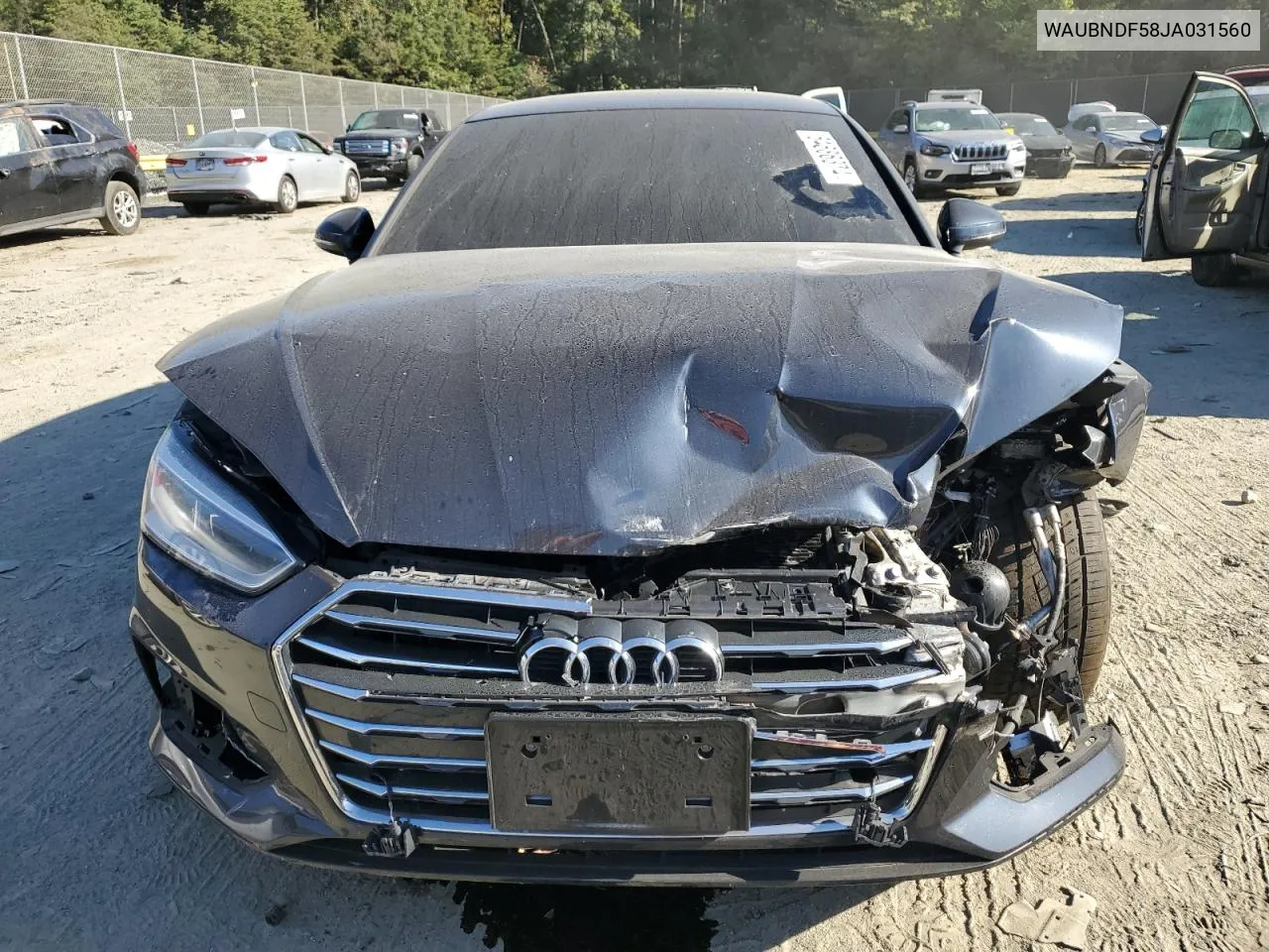 2018 Audi A5 Premium Plus VIN: WAUBNDF58JA031560 Lot: 64686374