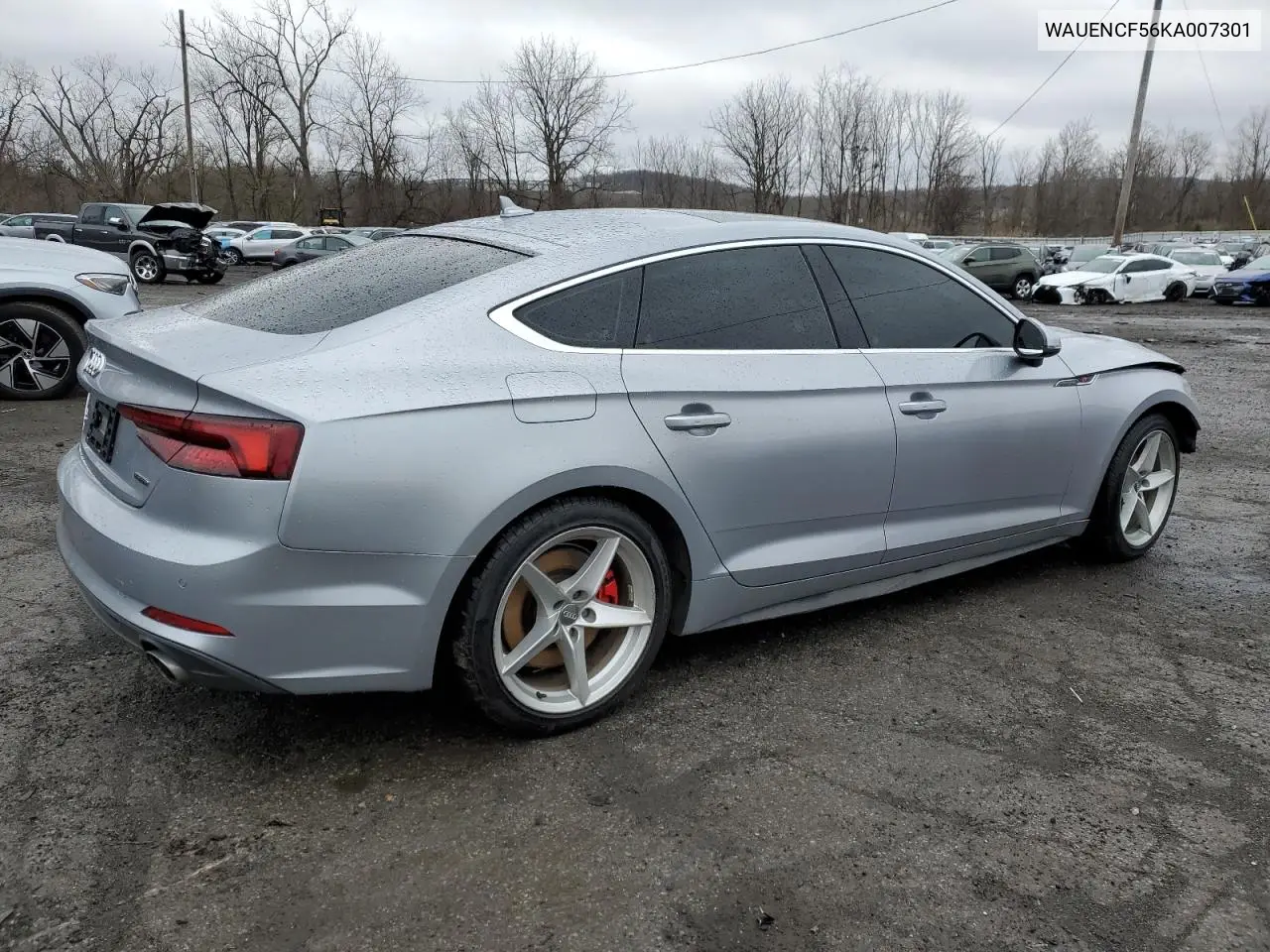 2019 Audi A5 Premium Plus S-Line VIN: WAUENCF56KA007301 Lot: 51471765