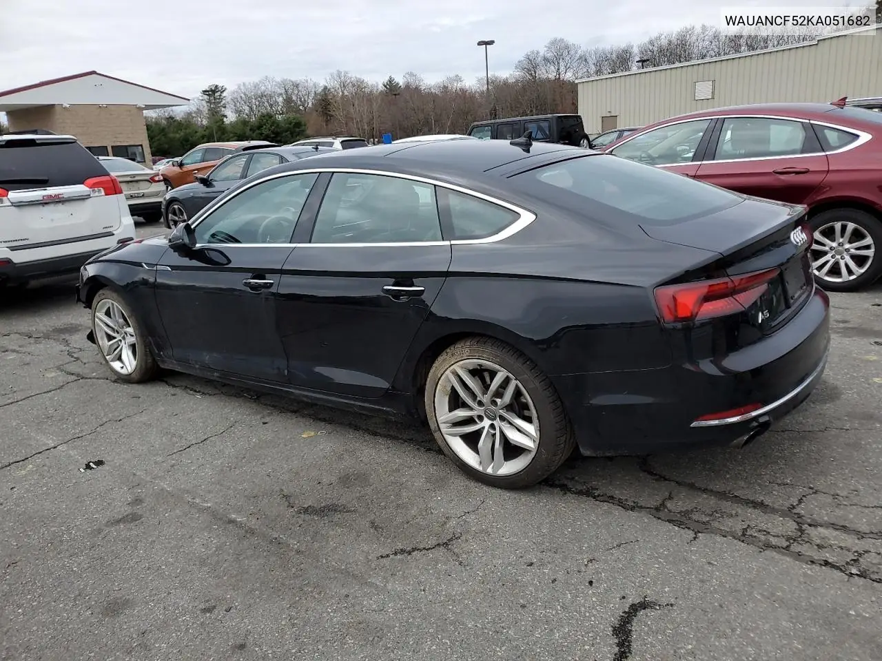 2019 Audi A5 Premium VIN: WAUANCF52KA051682 Lot: 52384235