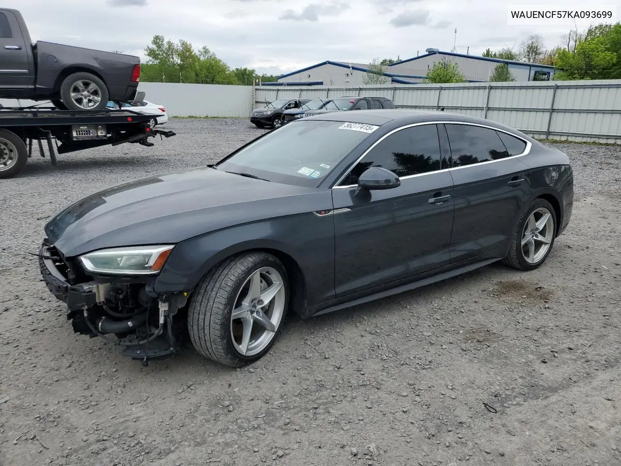2019 Audi A5 Premium Plus S-Line VIN: WAUENCF57KA093699 Lot: 56277415