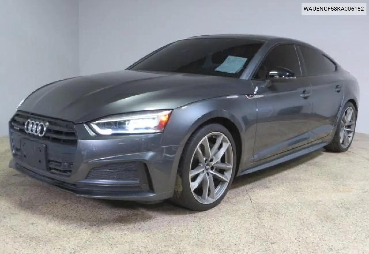 2019 Audi A5 Premium Plus S-Line VIN: WAUENCF58KA006182 Lot: 59019865